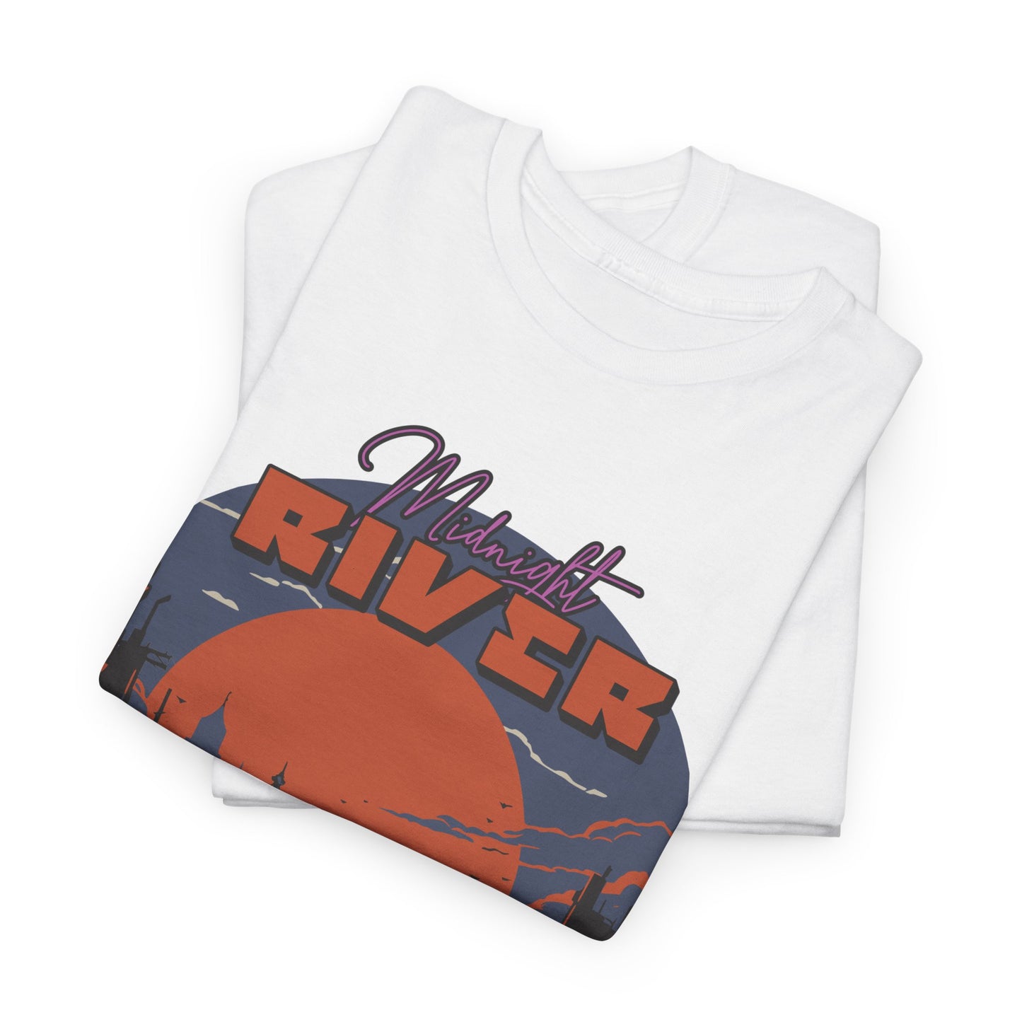 Midnight River - Japan Style Tee | Graphic Printed T-Shirt