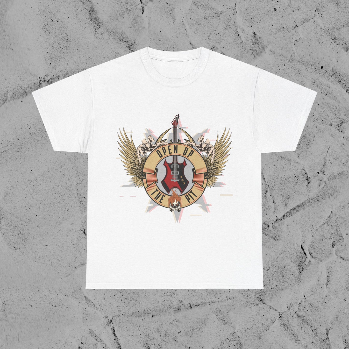 Open Up The Pit T-Shirt – Festival Graphic Tee | GNR Style Rock Shirt | Altcore Music Merch for Men & Women