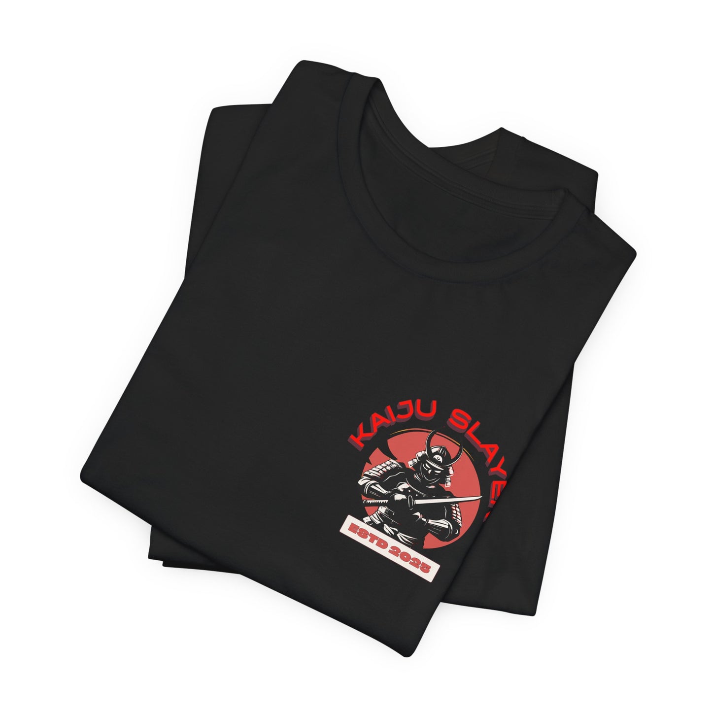 Kaiju Slayer Samurai Graphic T-Shirt – Japanese Monster Hunter Streetwear