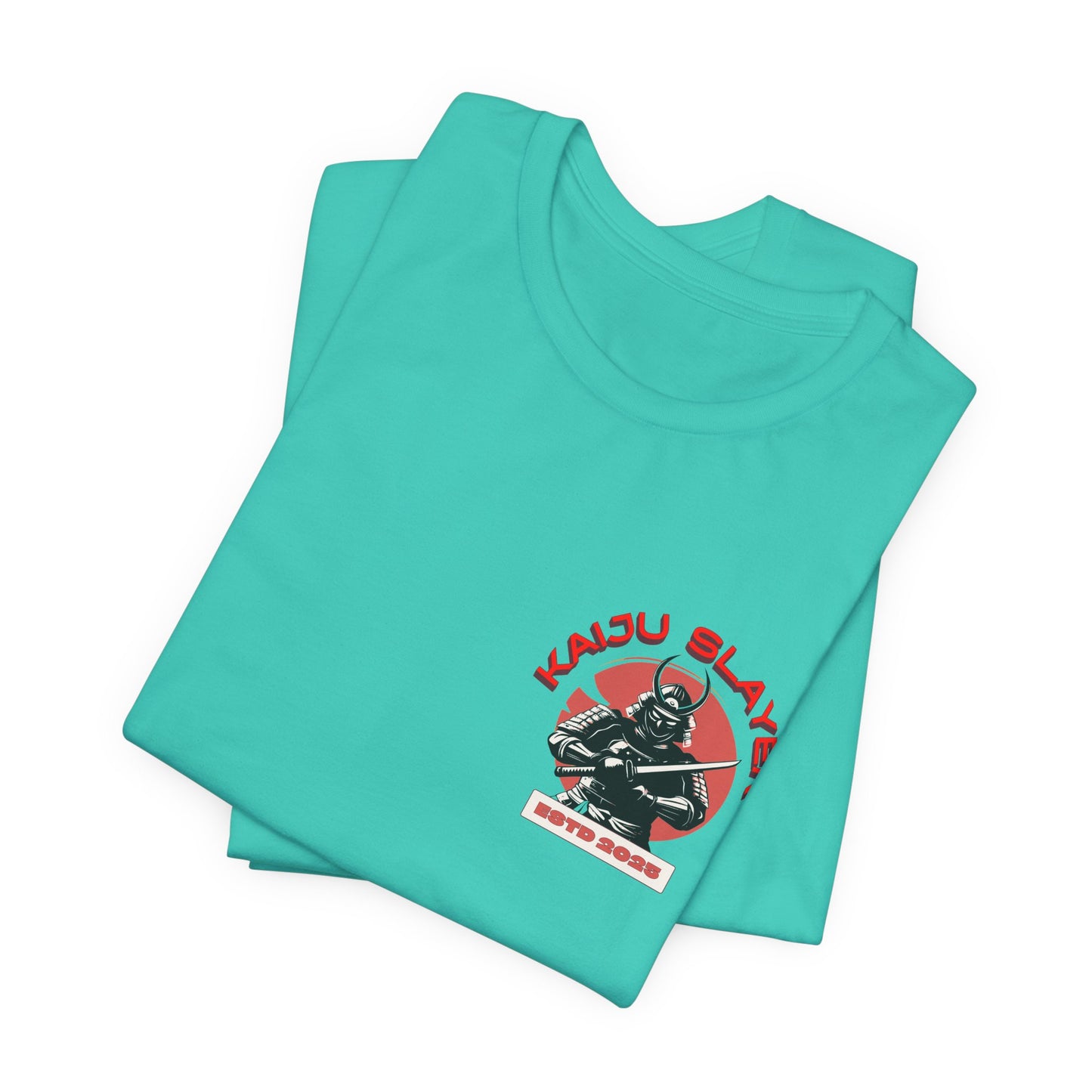 Kaiju Slayer Samurai Graphic T-Shirt – Japanese Monster Hunter Streetwear