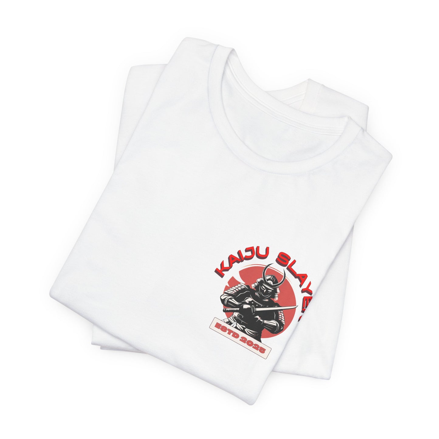 Kaiju Slayer Samurai Graphic T-Shirt – Japanese Monster Hunter Streetwear