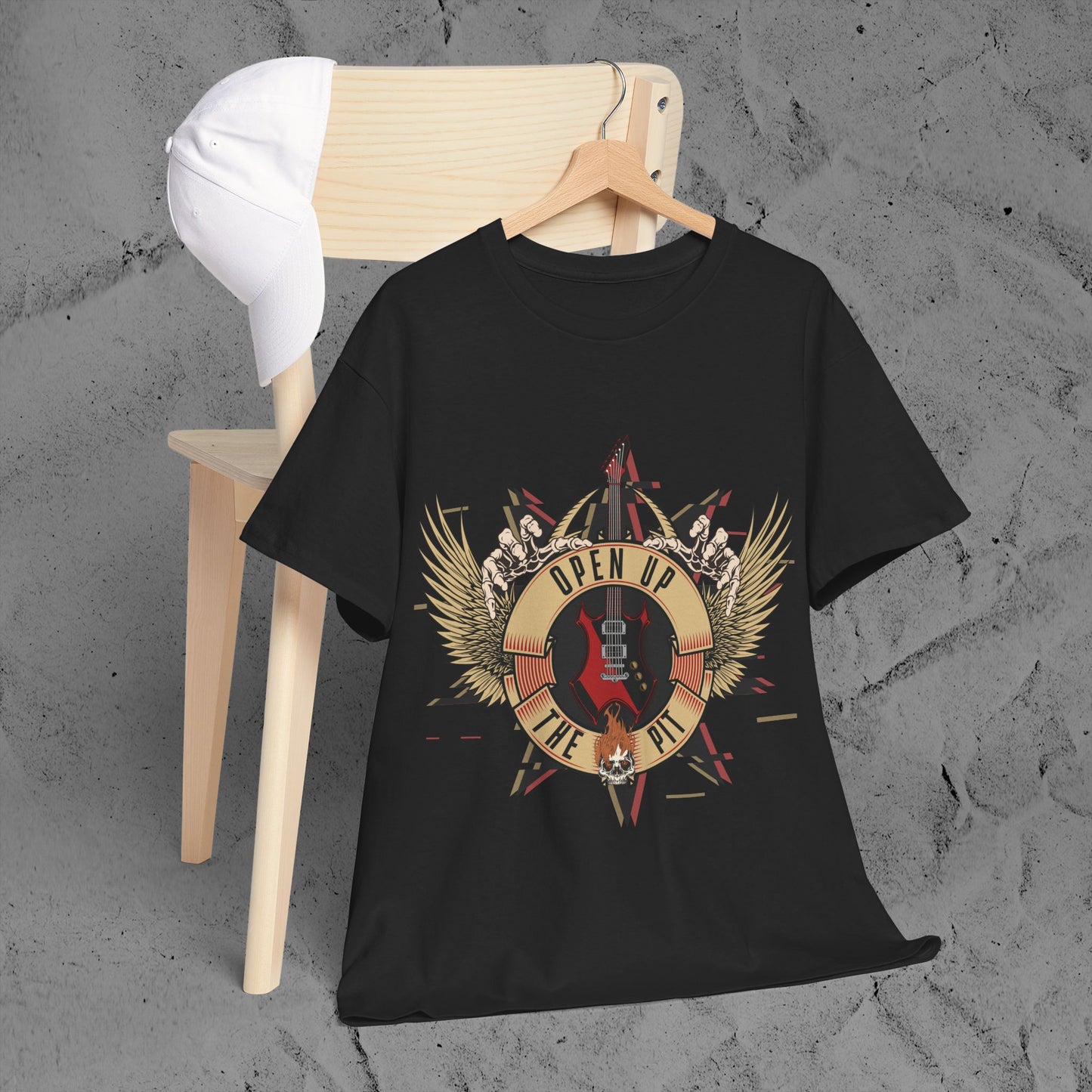 Open Up The Pit T-Shirt – Festival Graphic Tee | GNR Style Rock Shirt | Altcore Music Merch for Men & Women