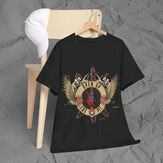 Open Up The Pit T-Shirt – Festival Graphic Tee | GNR Style Rock Shirt | Altcore Music Merch for Men & Women