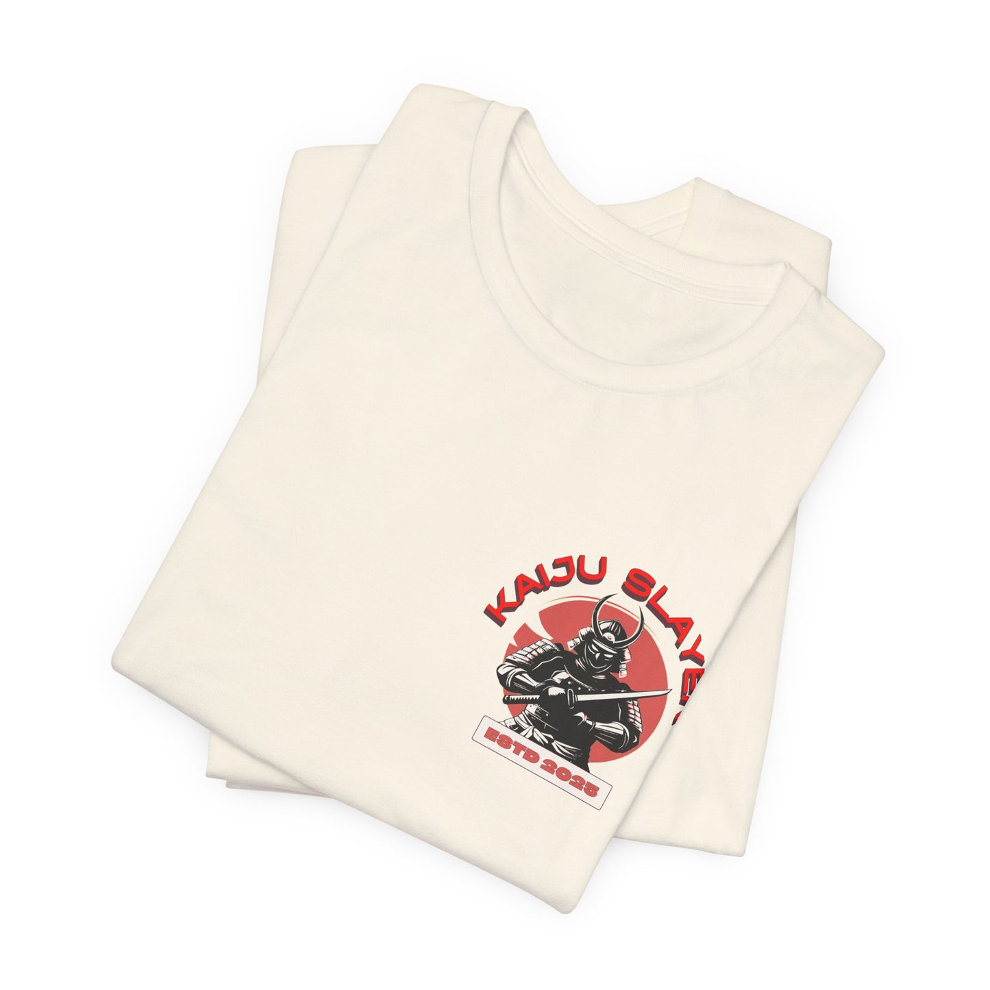Kaiju Slayer Samurai Graphic T-Shirt – Japanese Monster Hunter Streetwear