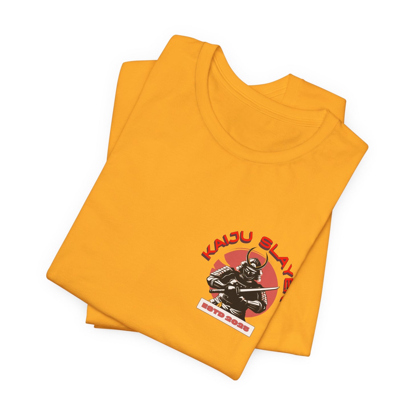 Kaiju Slayer Samurai Graphic T-Shirt – Japanese Monster Hunter Streetwear
