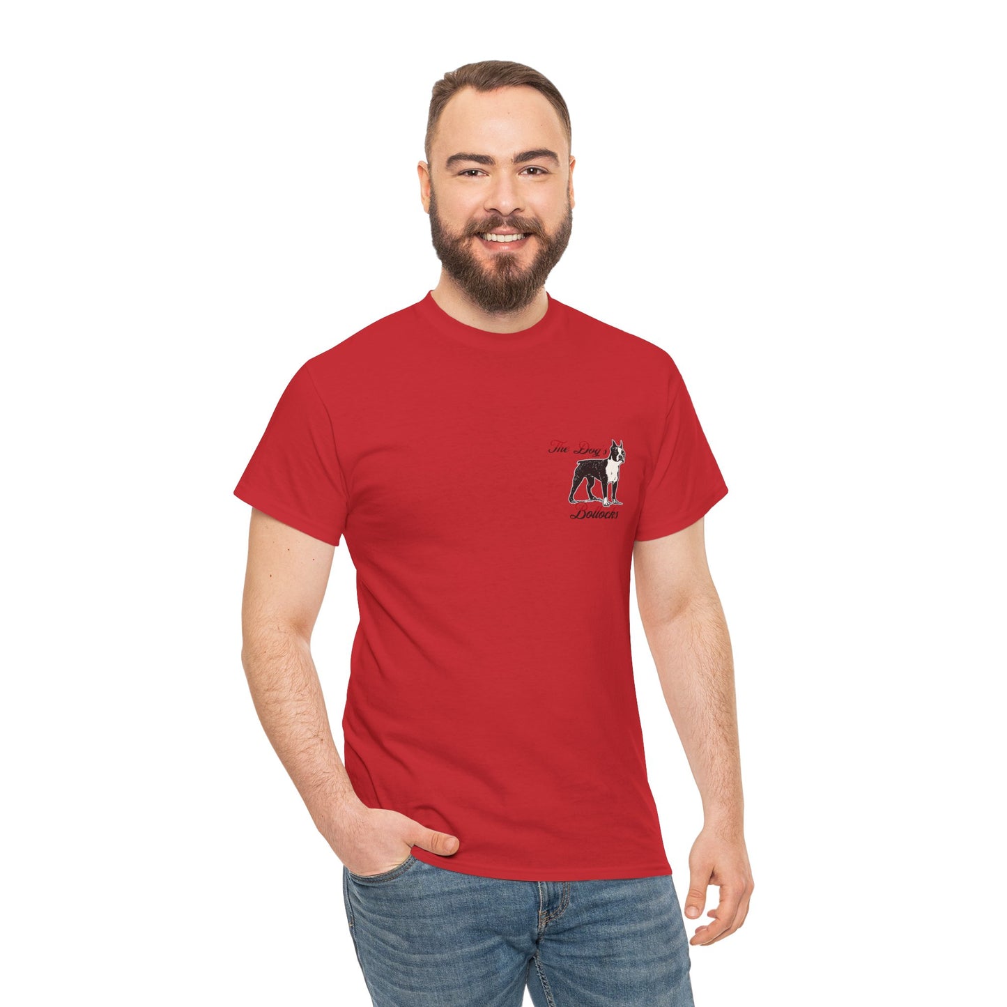 The Dog’s Bollocks T-Shirt – Funny UK Dog Lover Tee | Aesthetic Minimal Graphic T-Shirt