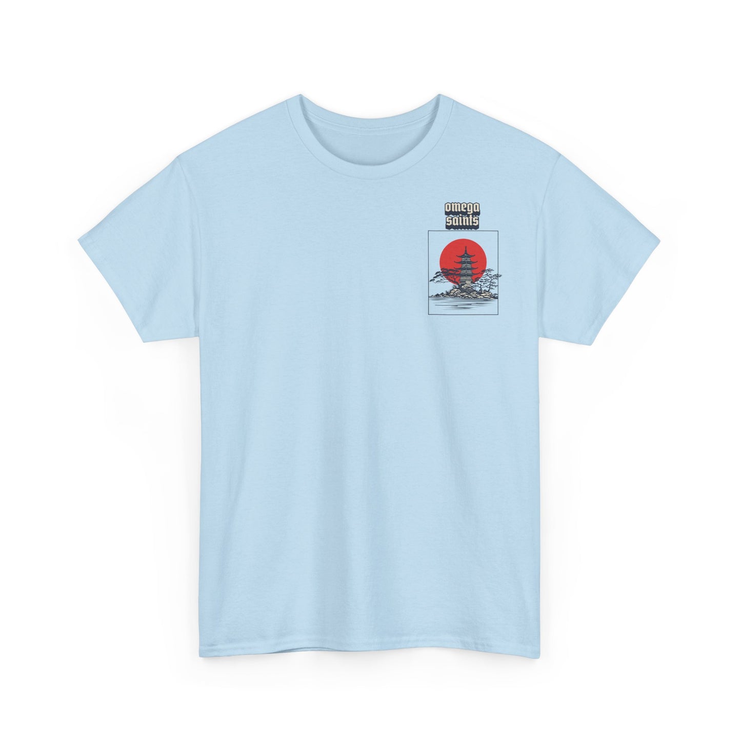 Omega Saints Temple Tee – Japan-Inspired Streetwear with Sacred Style