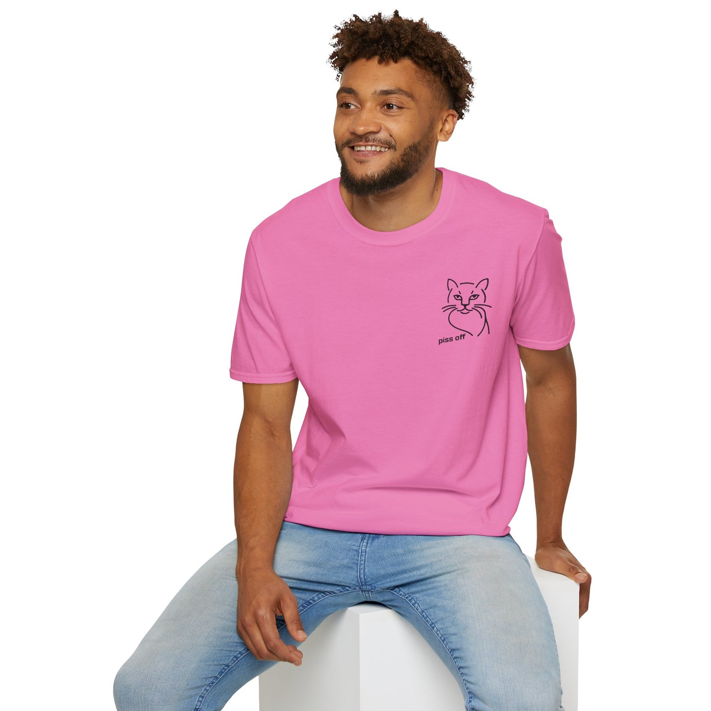 Piss Off – Minimalist Cat Mood T-Shirt