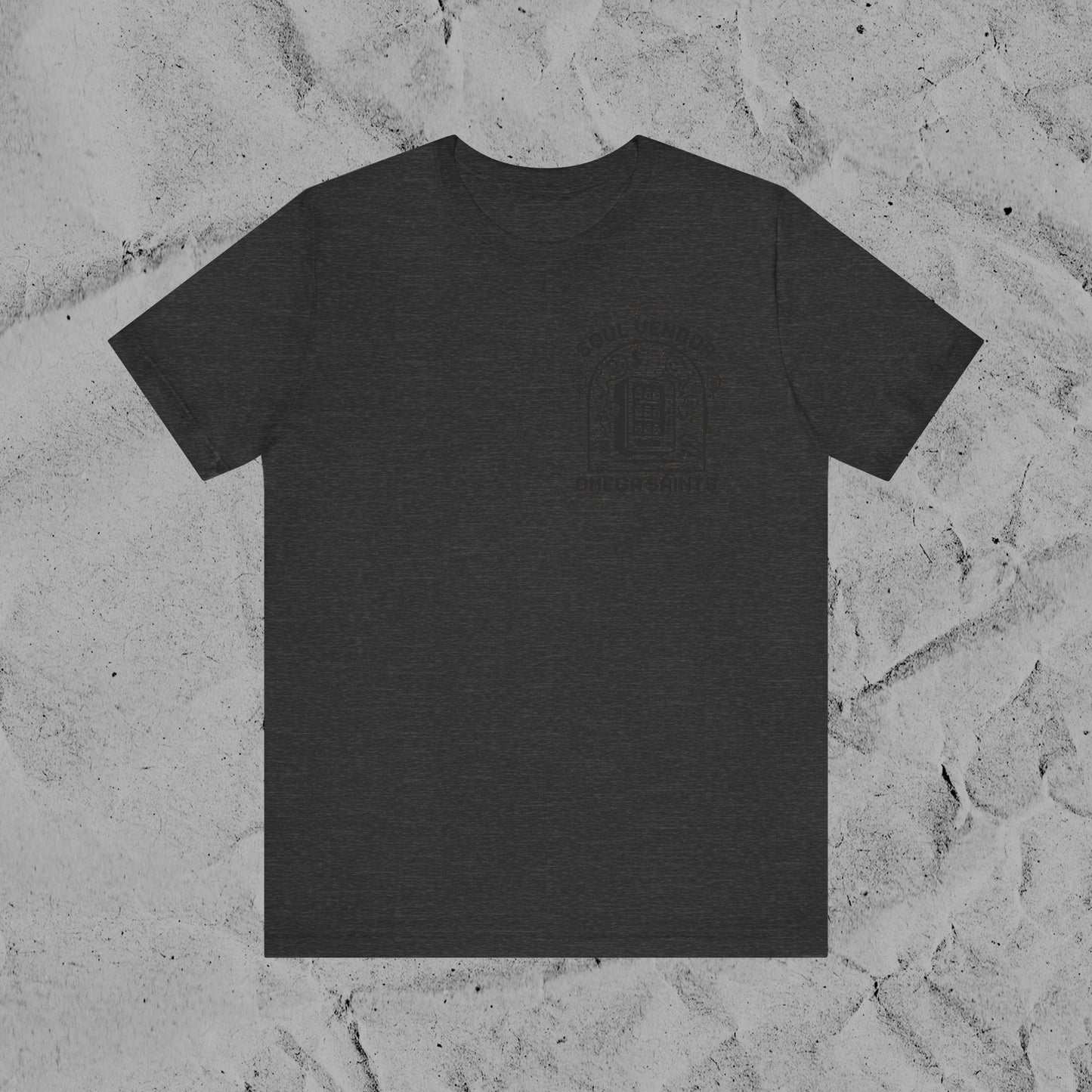 Soul Vendor T-Shirt – Retro Pixel Ghost Vending Machine Tee by Omega Saints