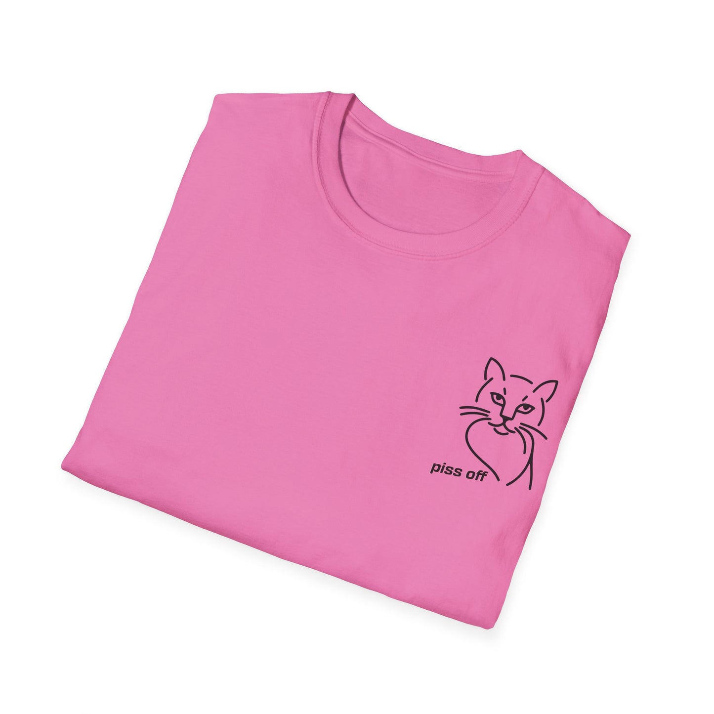 Piss Off – Minimalist Cat Mood T-Shirt