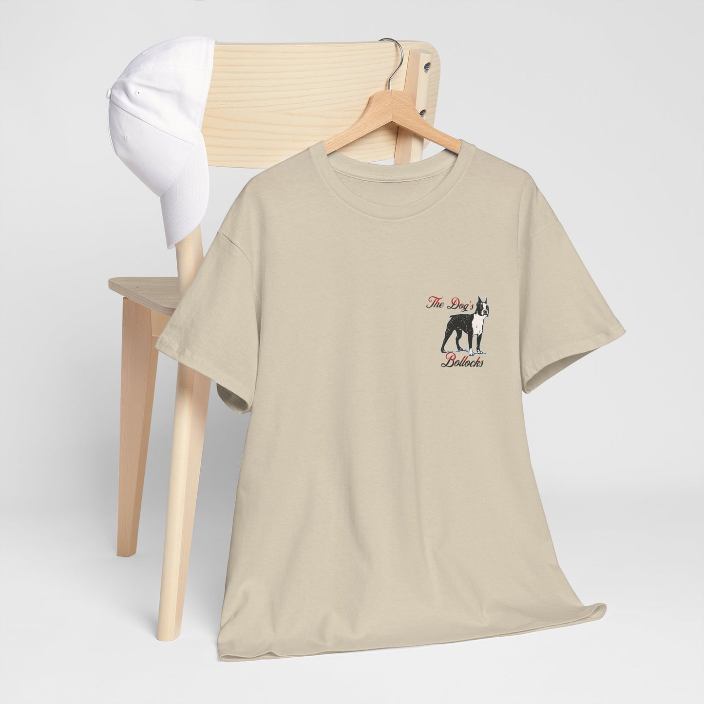The Dog’s Bollocks T-Shirt – Funny UK Dog Lover Tee | Aesthetic Minimal Graphic T-Shirt