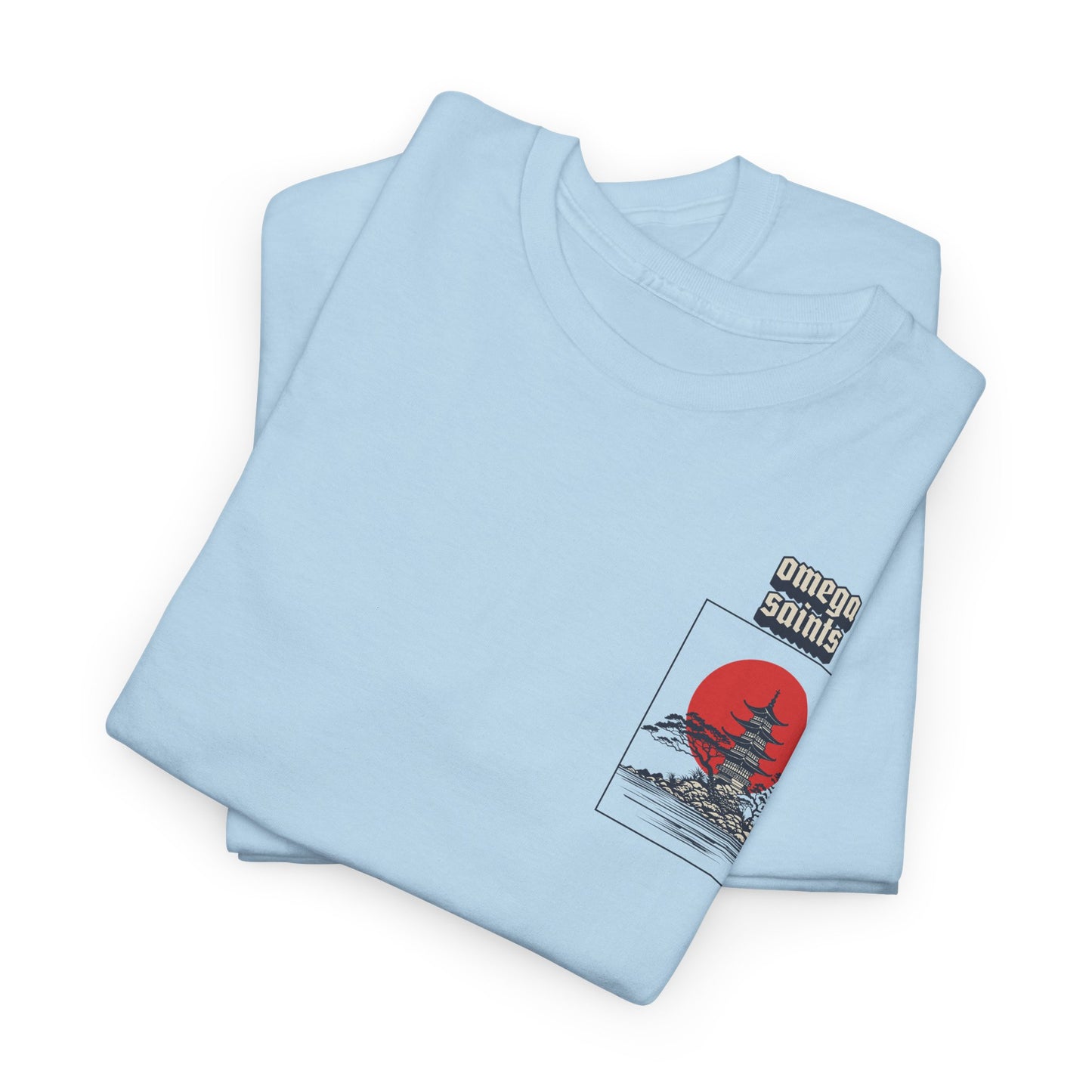 Omega Saints Temple Tee – Japan-Inspired Streetwear with Sacred Style