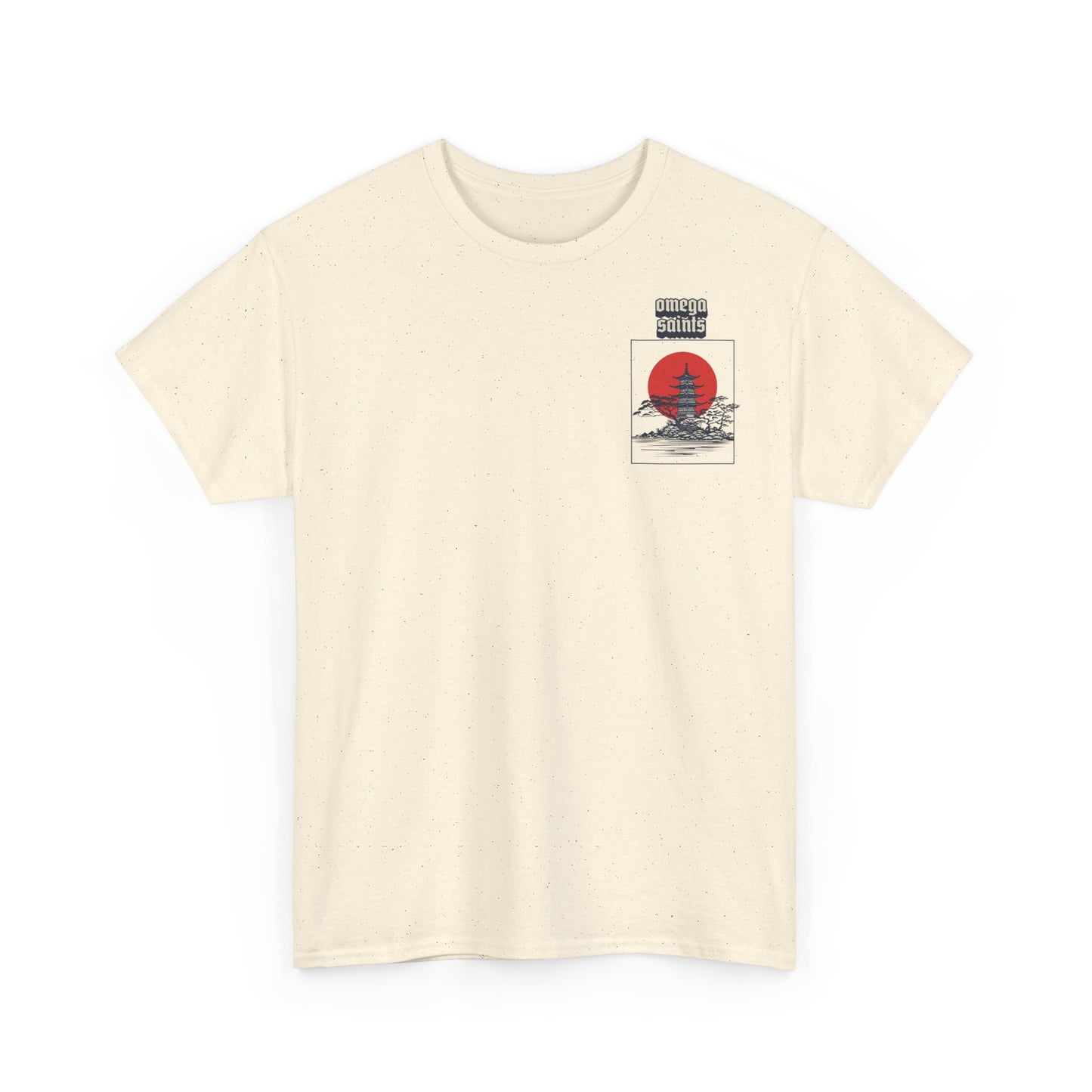 Omega Saints Temple Tee – Japan-Inspired Streetwear with Sacred Style