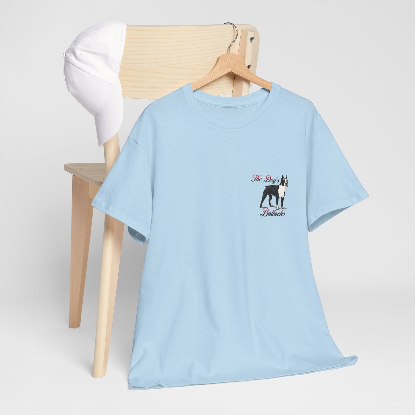 The Dog’s Bollocks T-Shirt – Funny UK Dog Lover Tee | Aesthetic Minimal Graphic T-Shirt