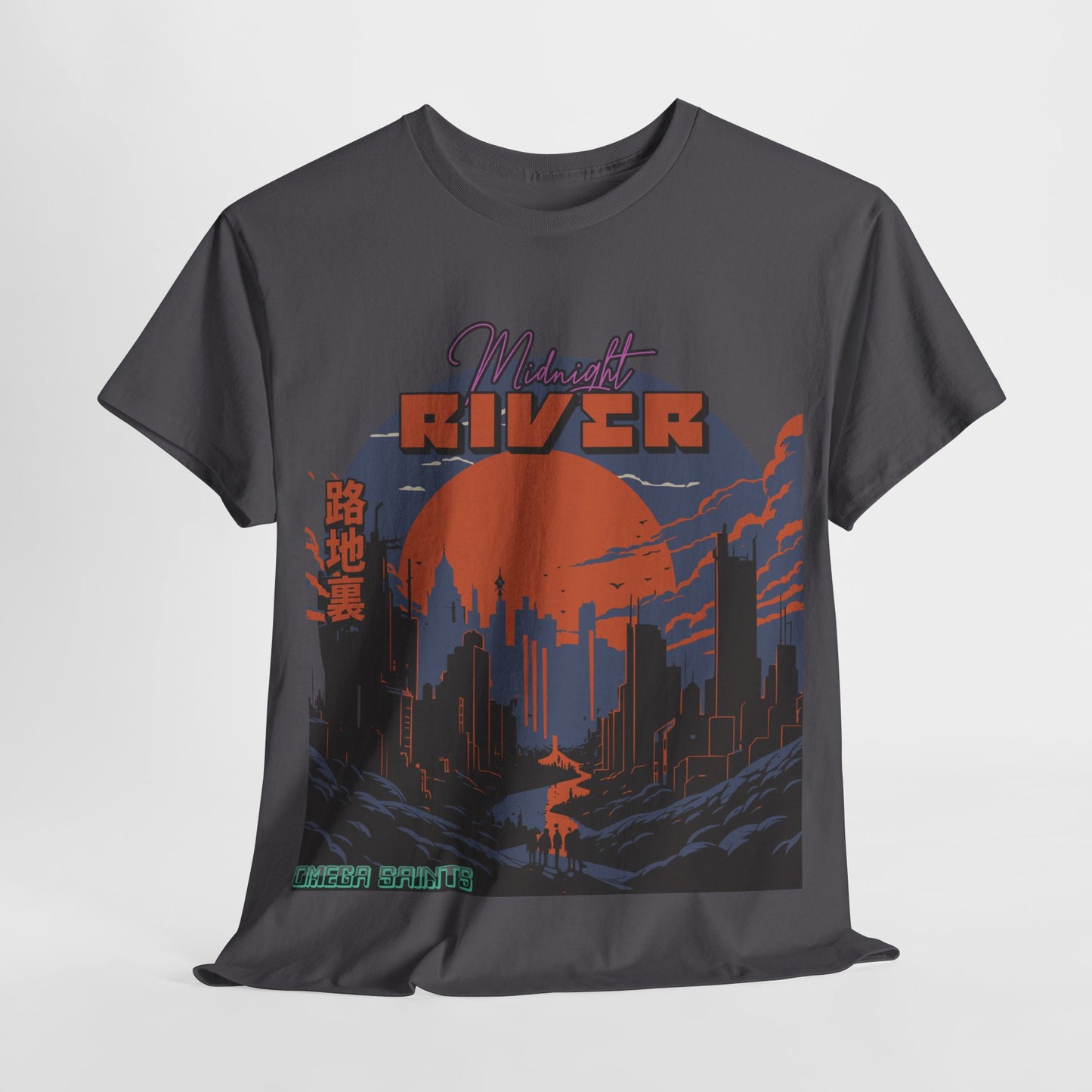 Midnight River - Japan Style Tee | Graphic Printed T-Shirt