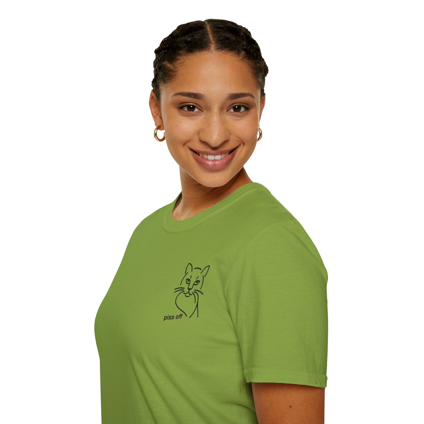 Piss Off – Minimalist Cat Mood T-Shirt