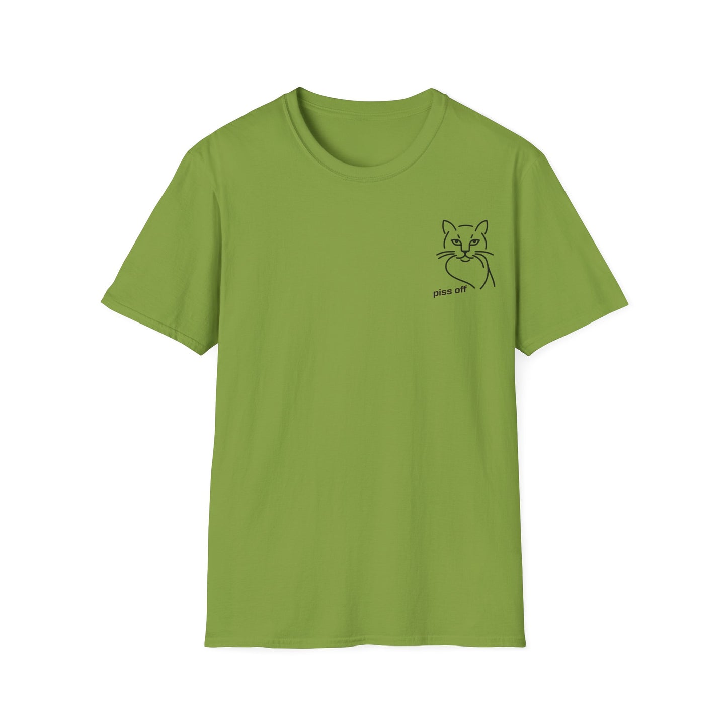 Piss Off – Minimalist Cat Mood T-Shirt