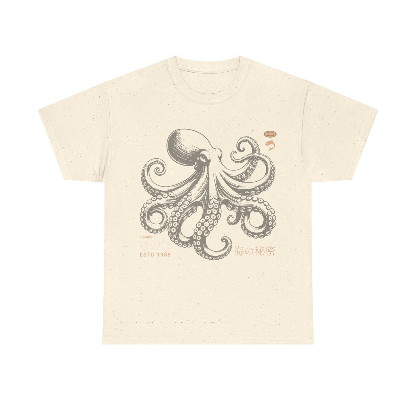 Japanese Octopus T-Shirt – Traditional Ukiyo-e Kraken Style Graphic Tee