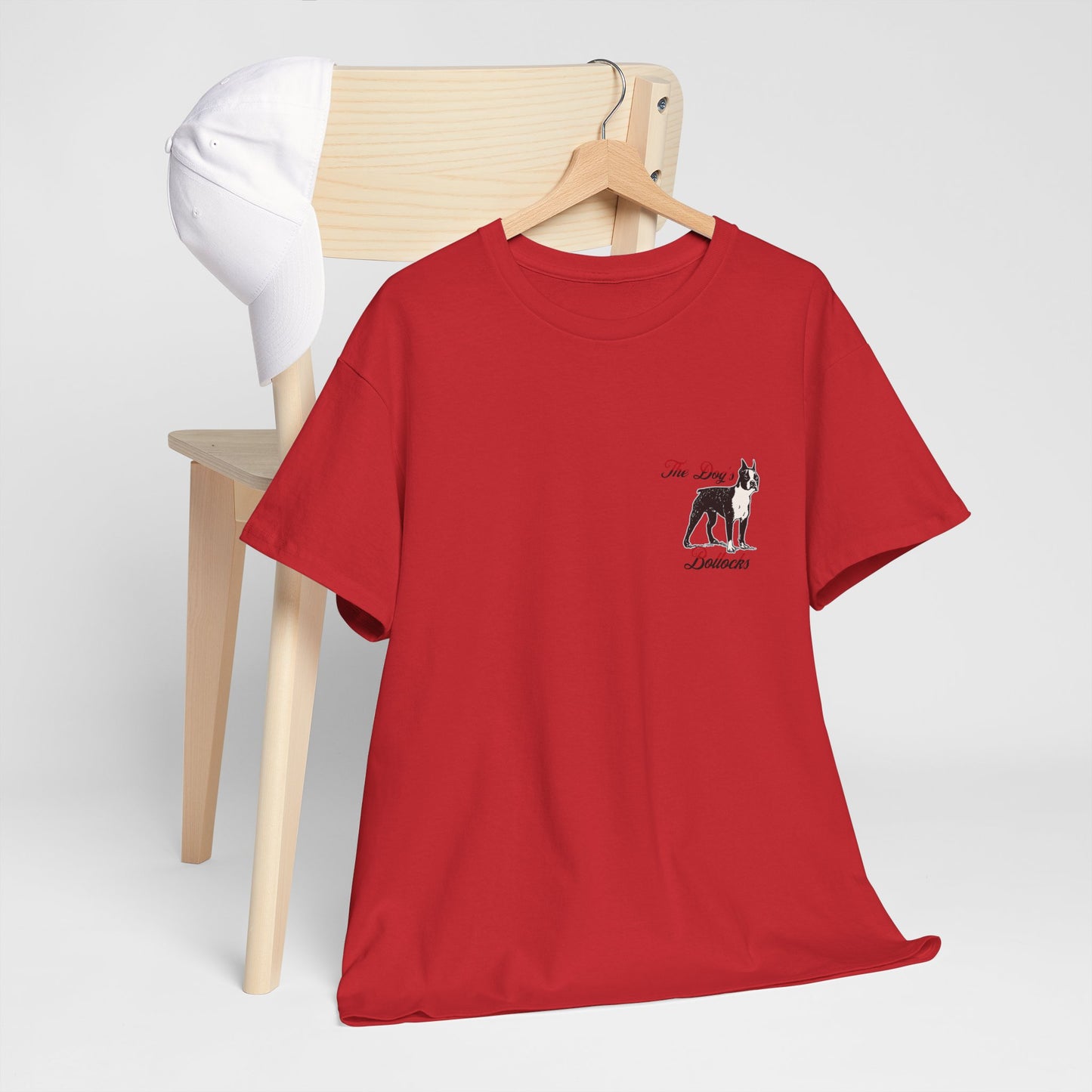 The Dog’s Bollocks T-Shirt – Funny UK Dog Lover Tee | Aesthetic Minimal Graphic T-Shirt