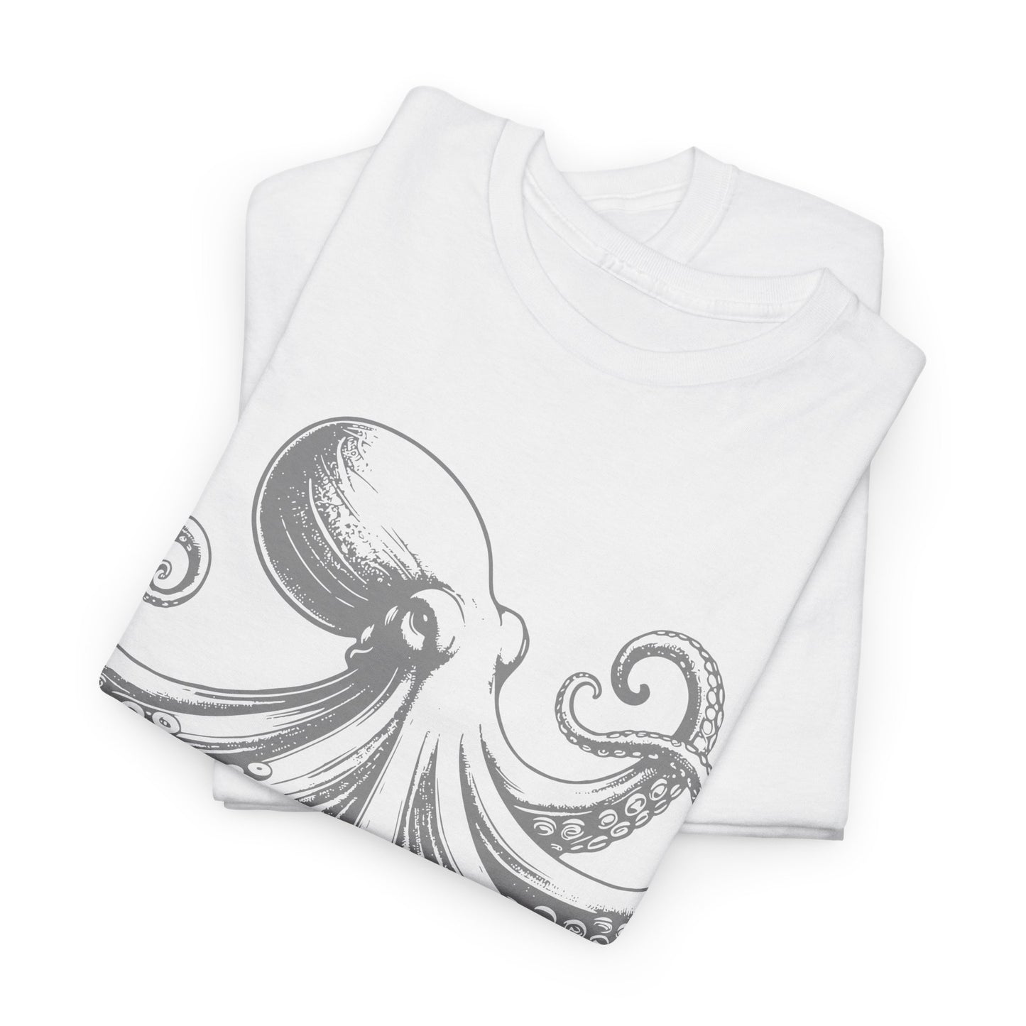 Japanese Octopus T-Shirt – Traditional Ukiyo-e Kraken Style Graphic Tee