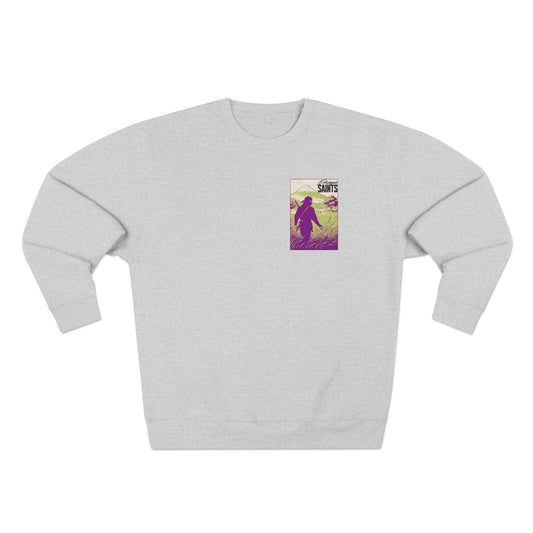 Black Ninja Graphic Sweatshirt – Vintage Samurai Warrior Design | Soft Printed Graphic Sweater