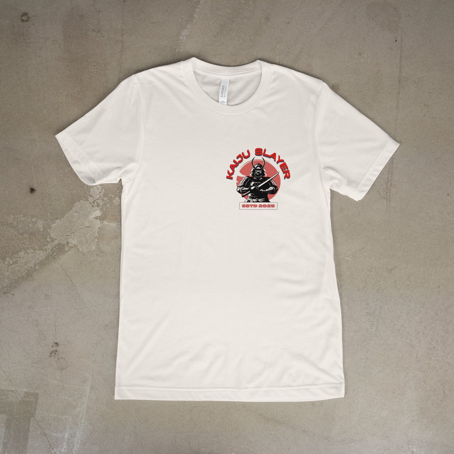 Kaiju Slayer Samurai Graphic T-Shirt – Japanese Monster Hunter Streetwear