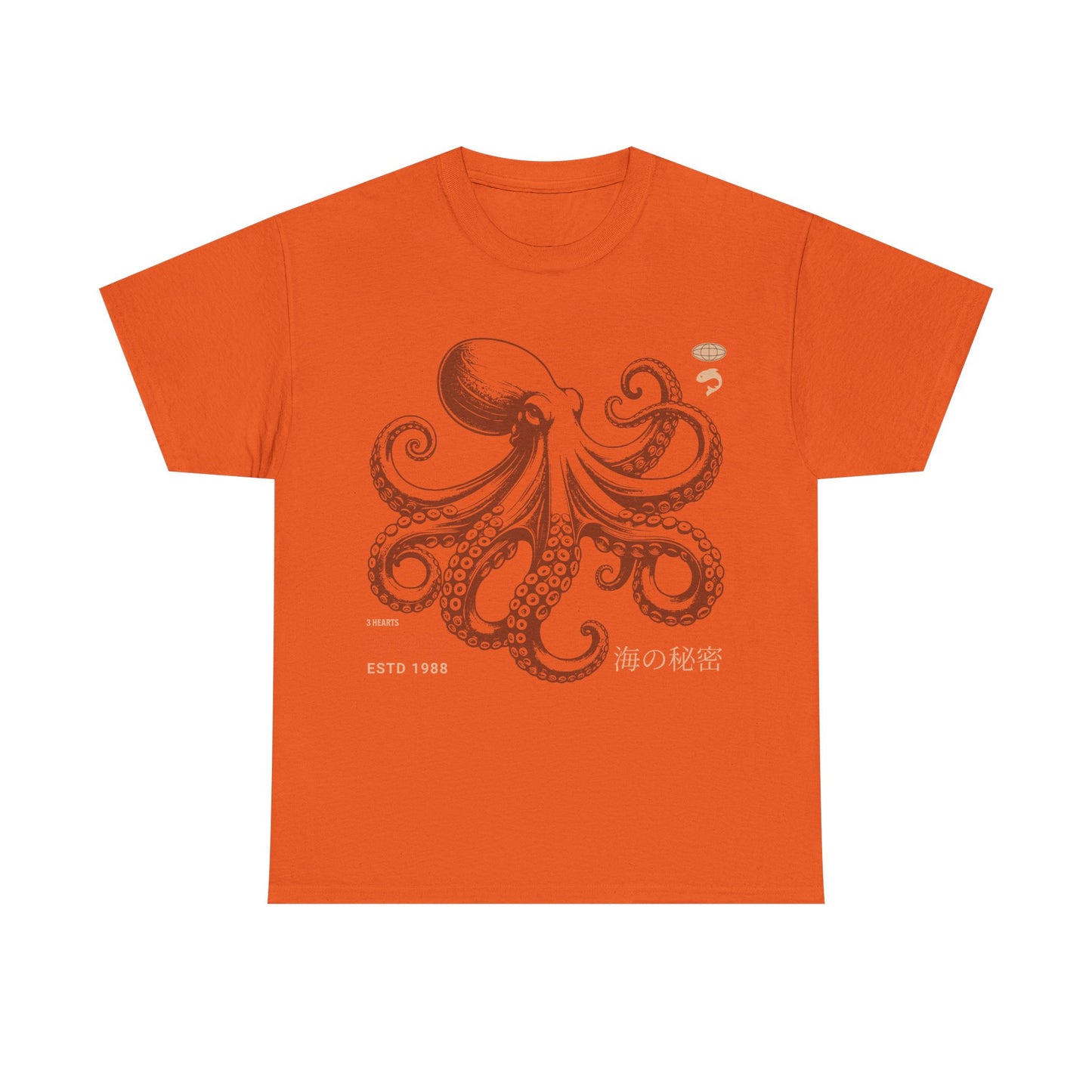 Japanese Octopus T-Shirt – Traditional Ukiyo-e Kraken Style Graphic Tee
