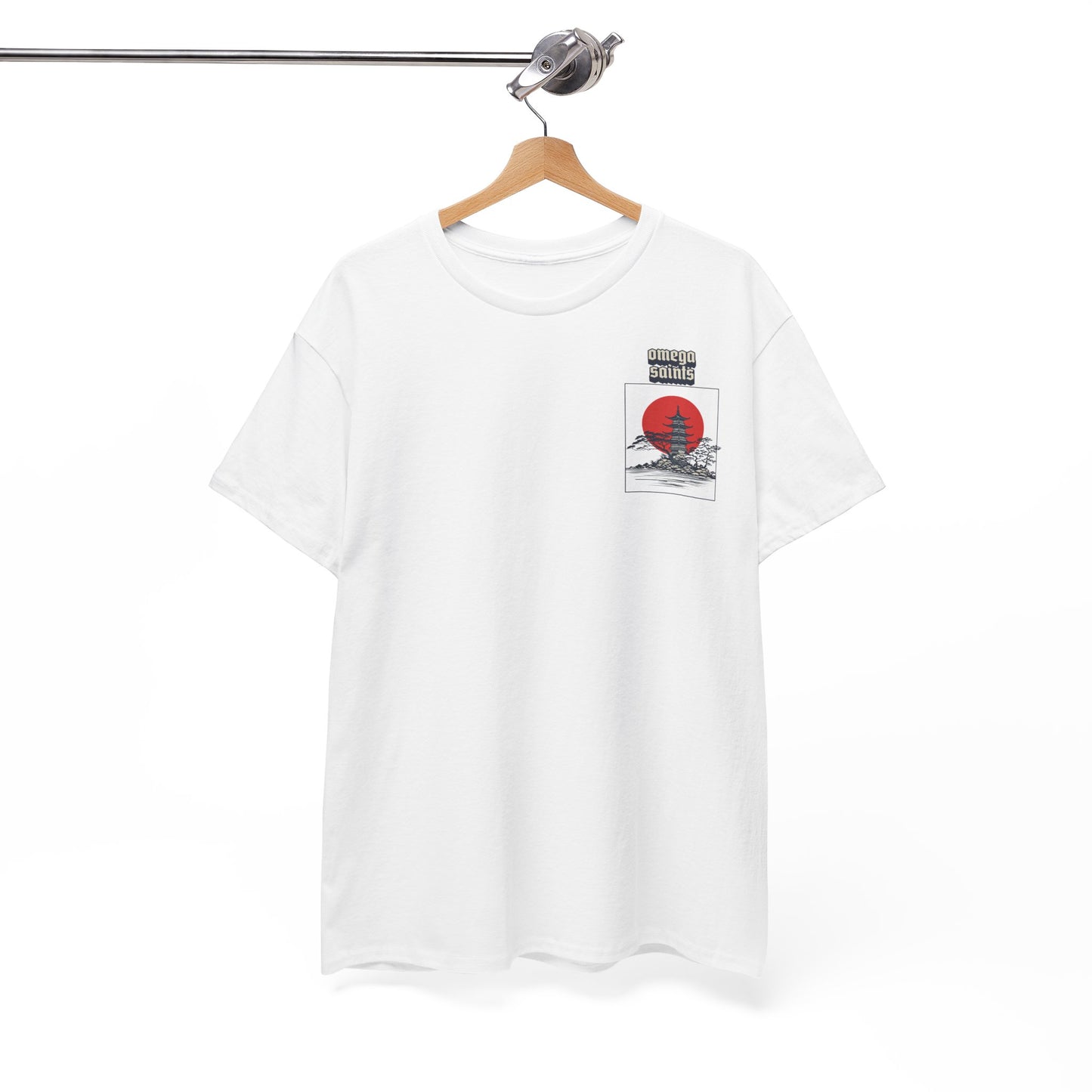 Omega Saints Temple Tee – Japan-Inspired Streetwear with Sacred Style