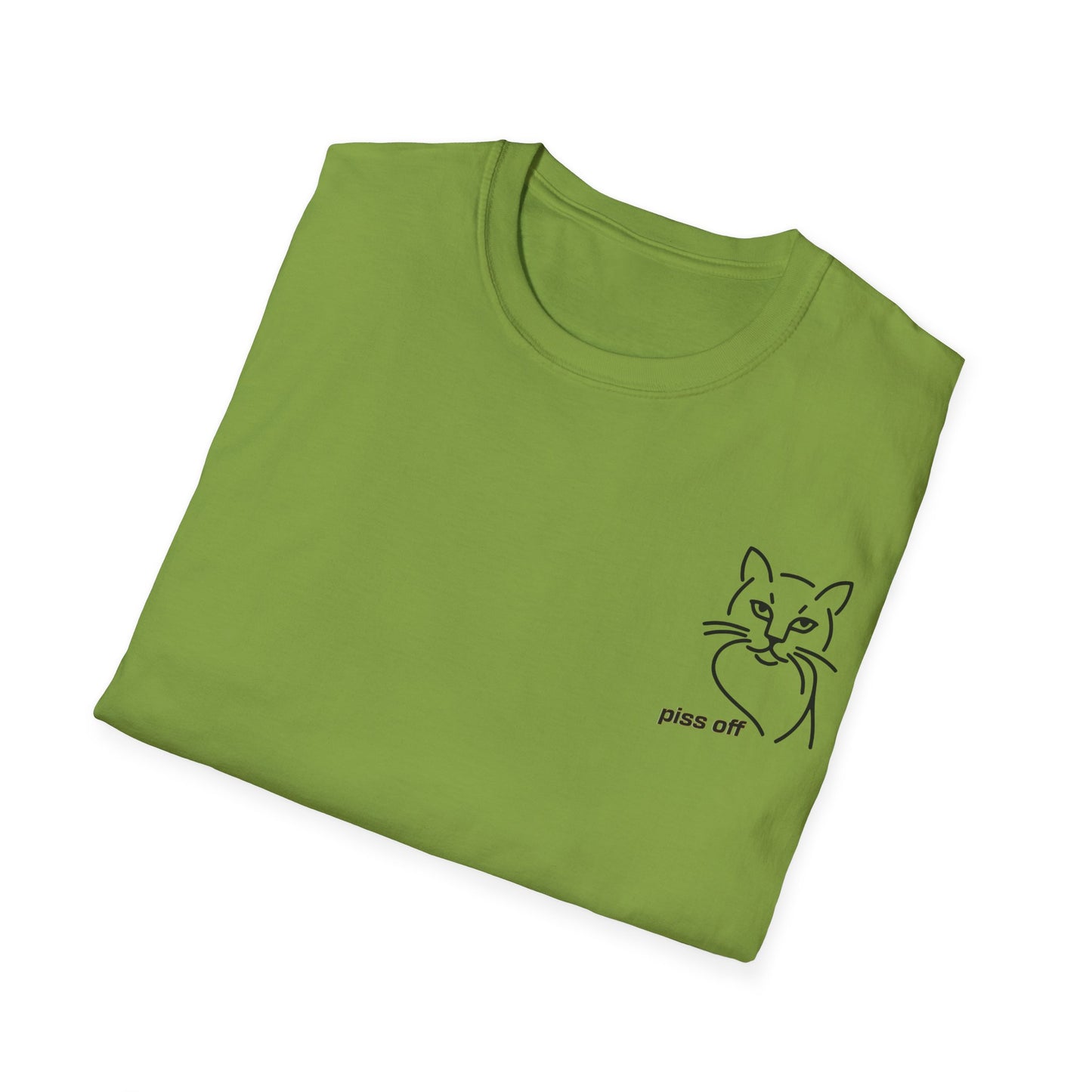 Piss Off – Minimalist Cat Mood T-Shirt
