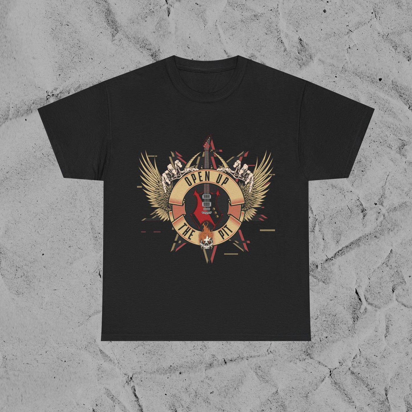 Open Up The Pit T-Shirt – Festival Graphic Tee | GNR Style Rock Shirt | Altcore Music Merch for Men & Women