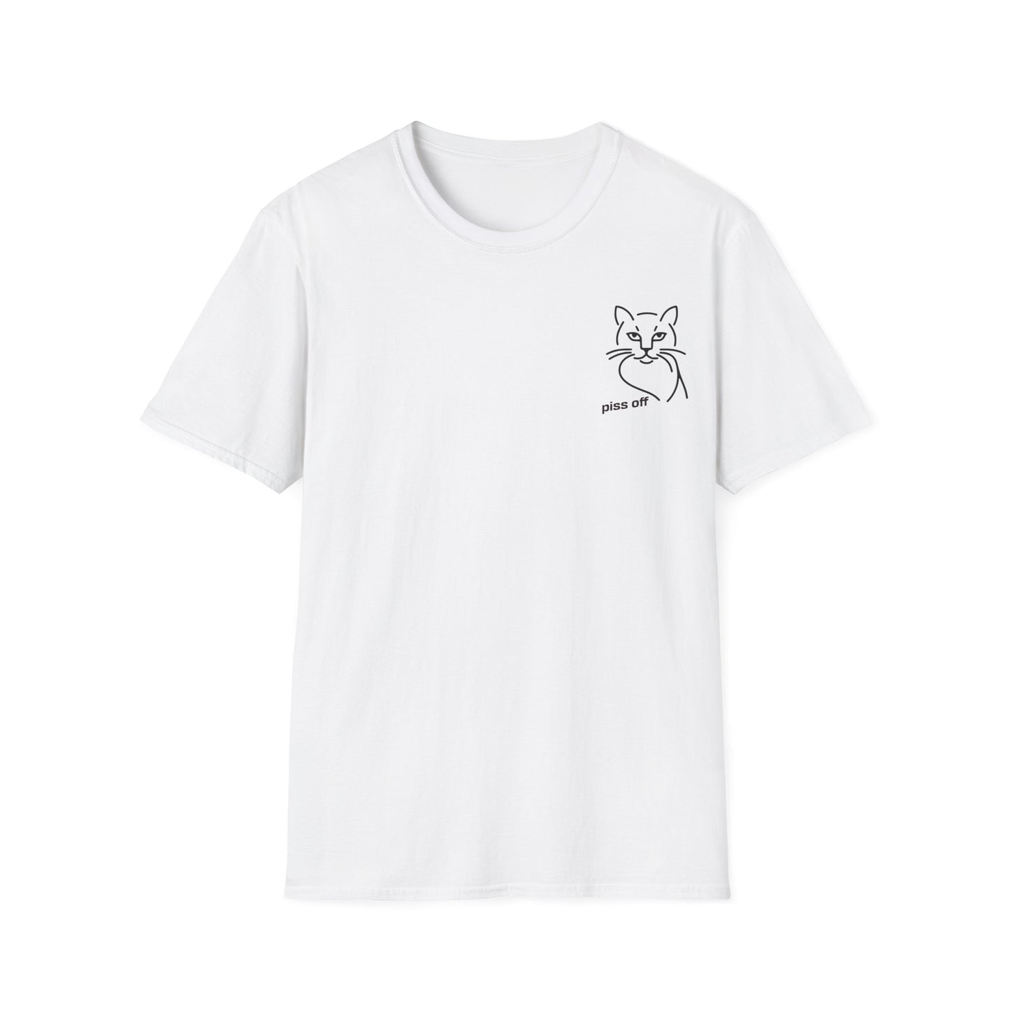 Piss Off – Minimalist Cat Mood T-Shirt