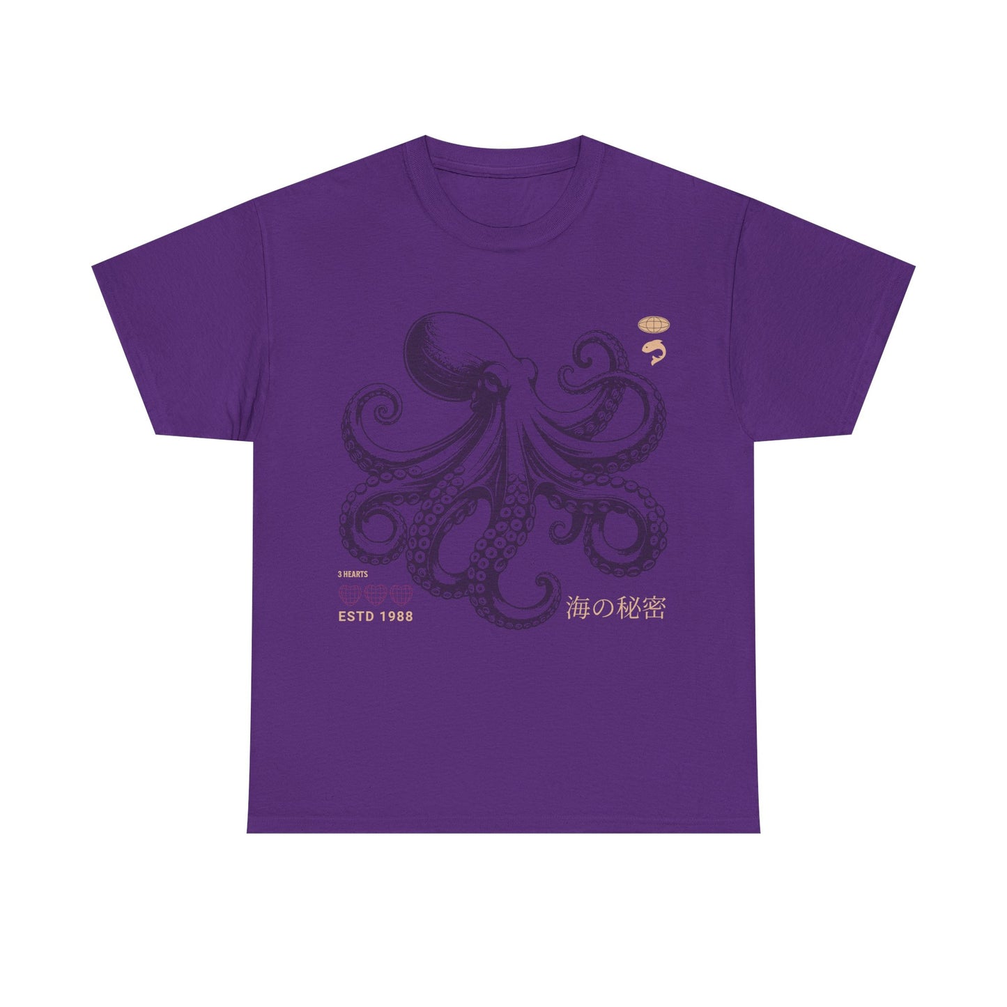 Japanese Octopus T-Shirt – Traditional Ukiyo-e Kraken Style Graphic Tee