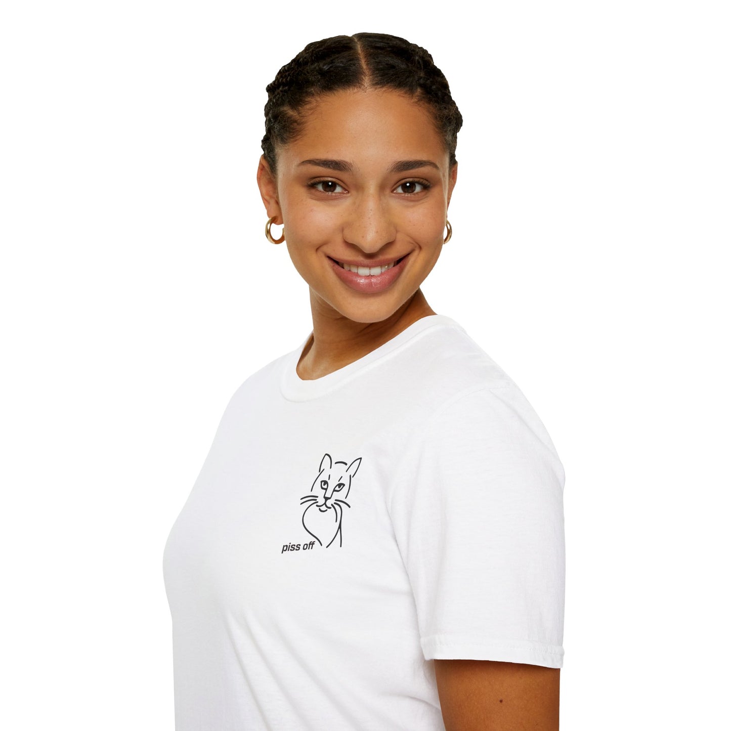 Piss Off – Minimalist Cat Mood T-Shirt
