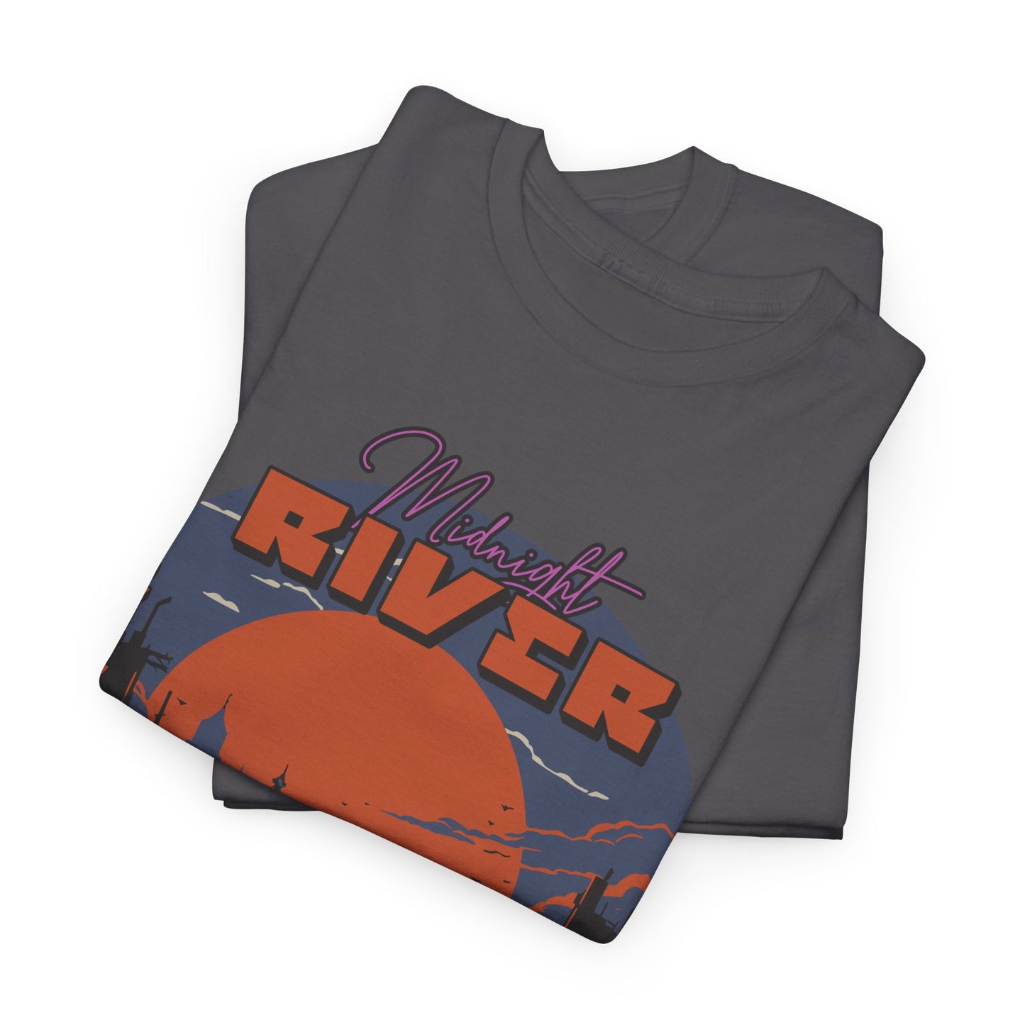 Midnight River - Japan Style Tee | Graphic Printed T-Shirt