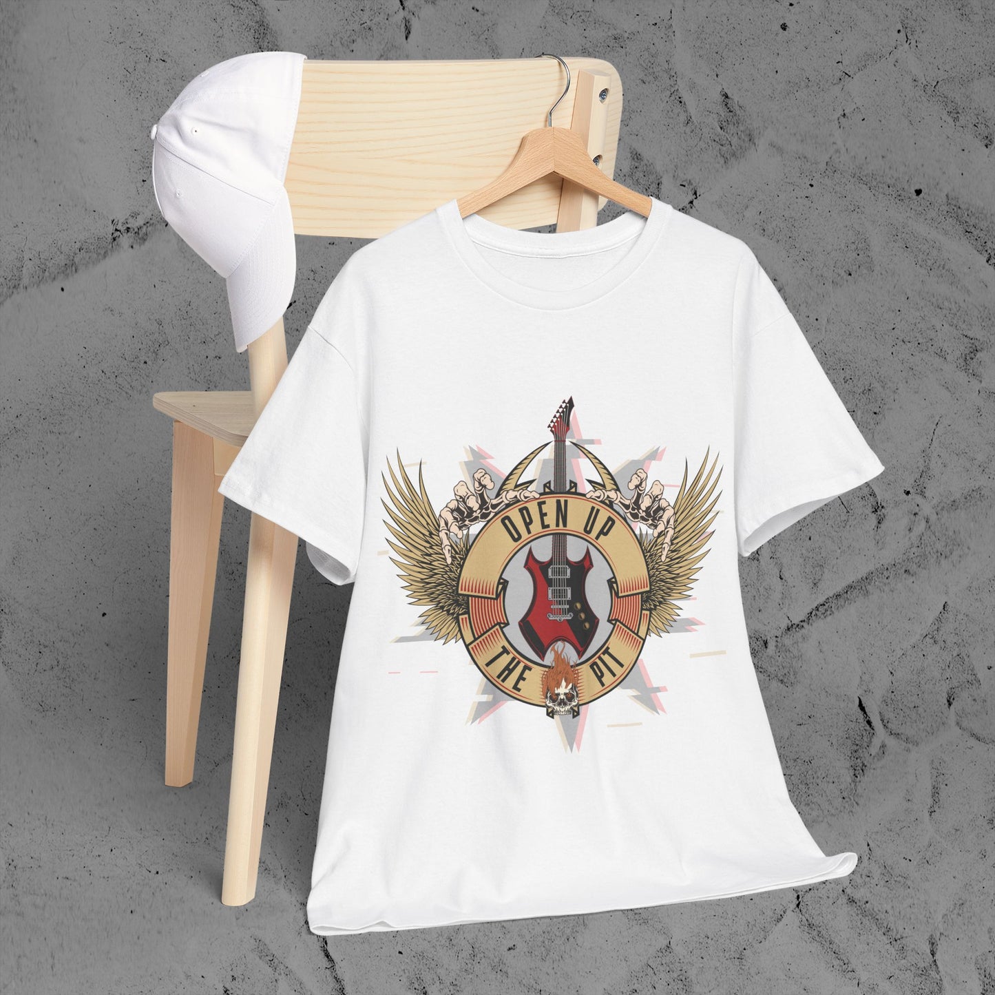Open Up The Pit T-Shirt – Festival Graphic Tee | GNR Style Rock Shirt | Altcore Music Merch for Men & Women
