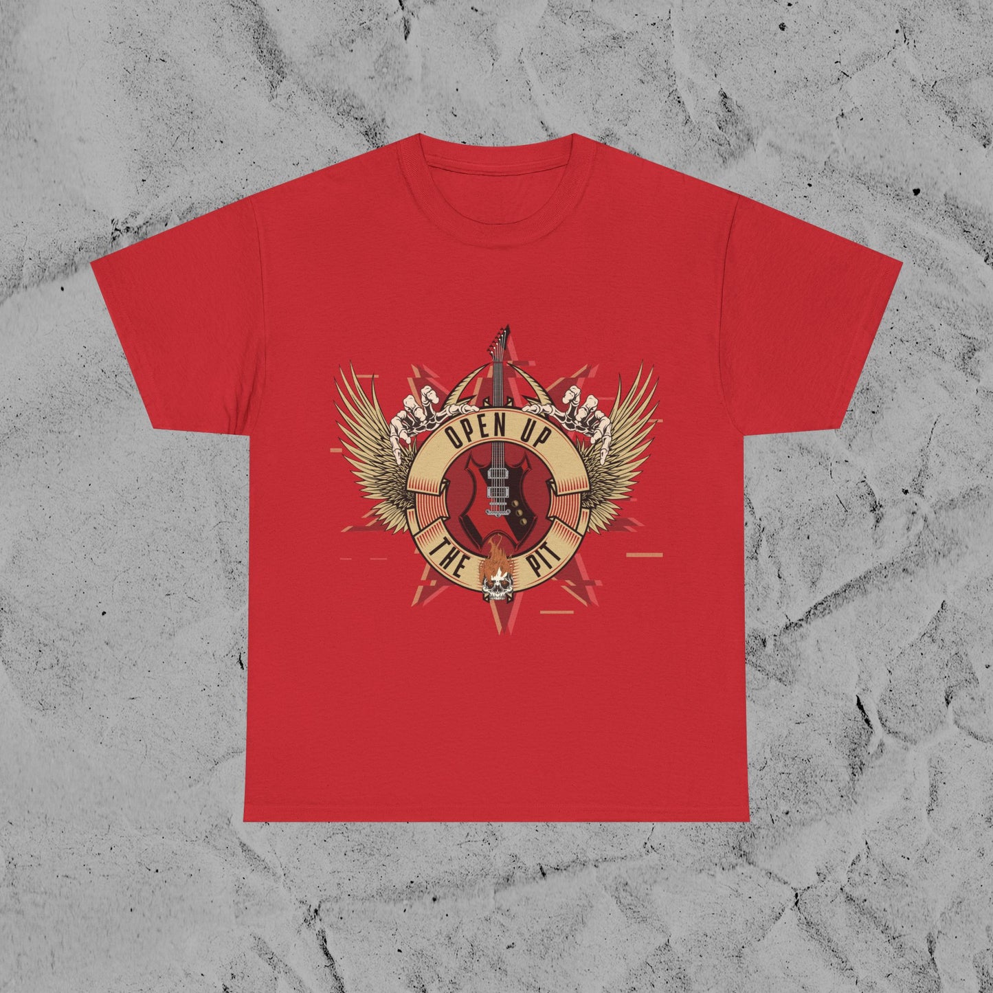 Open Up The Pit T-Shirt – Festival Graphic Tee | GNR Style Rock Shirt | Altcore Music Merch for Men & Women