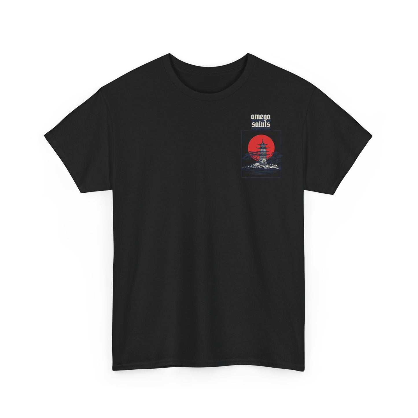 Omega Saints Temple Tee – Japan-Inspired Streetwear with Sacred Style