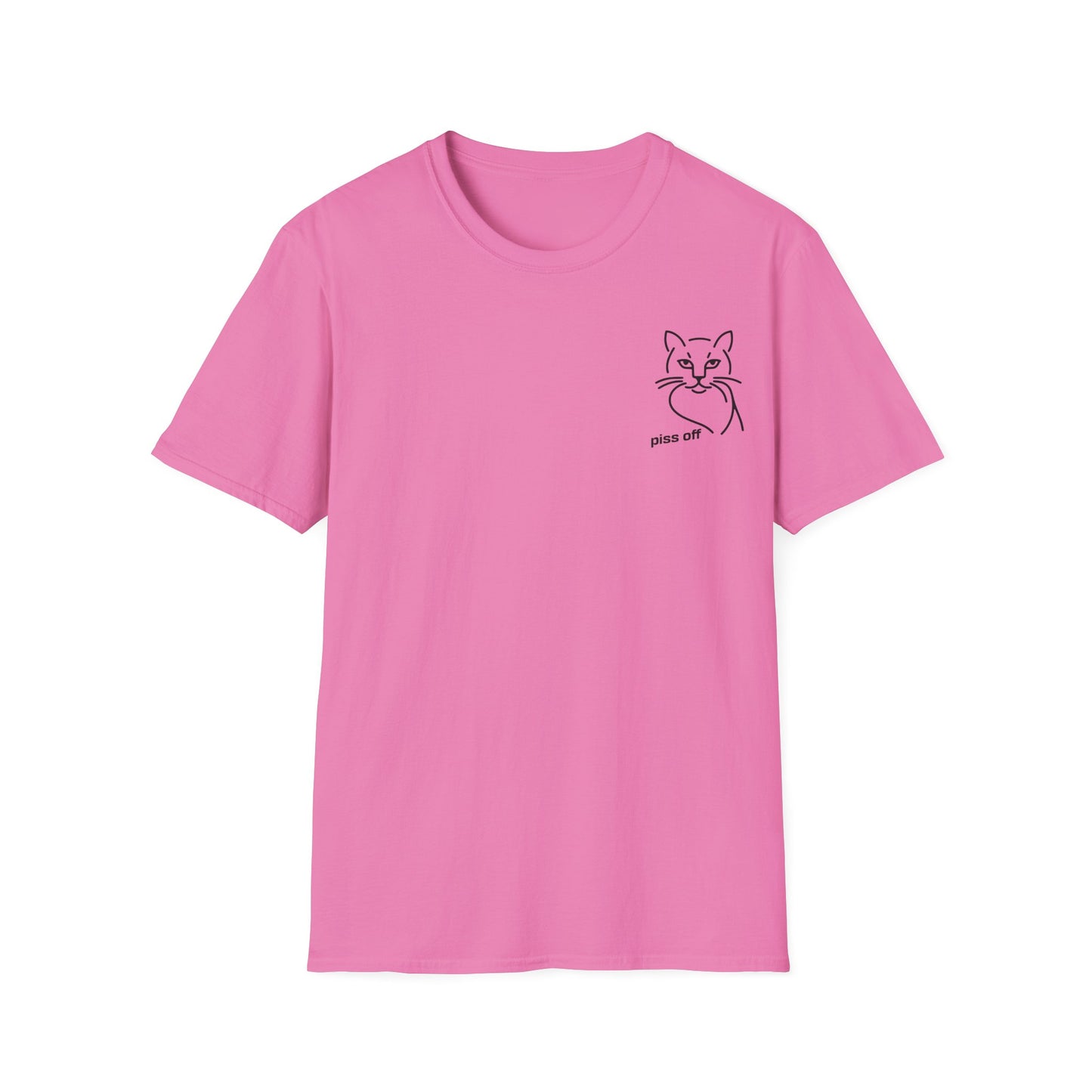 Piss Off – Minimalist Cat Mood T-Shirt