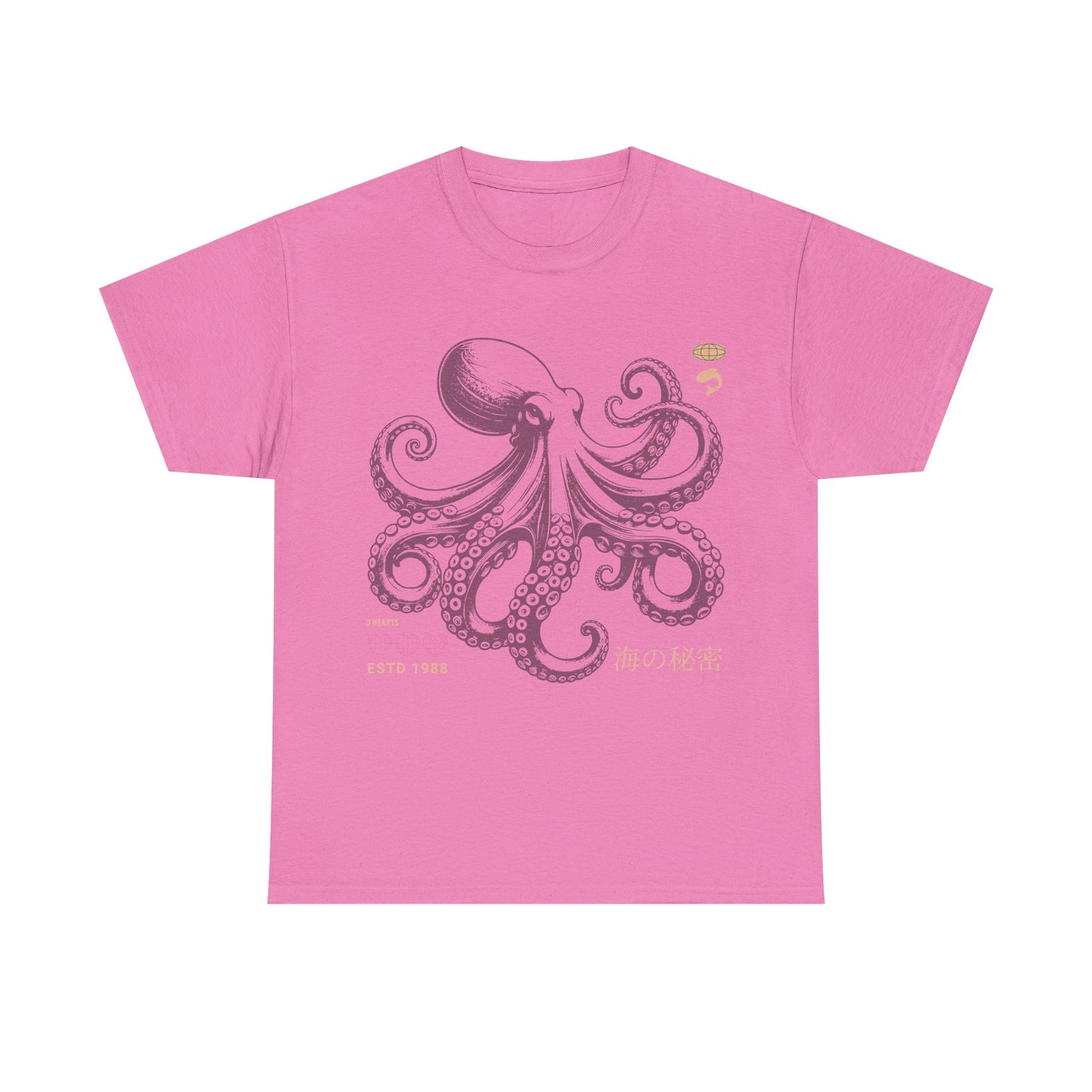 Japanese Octopus T-Shirt – Traditional Ukiyo-e Kraken Style Graphic Tee