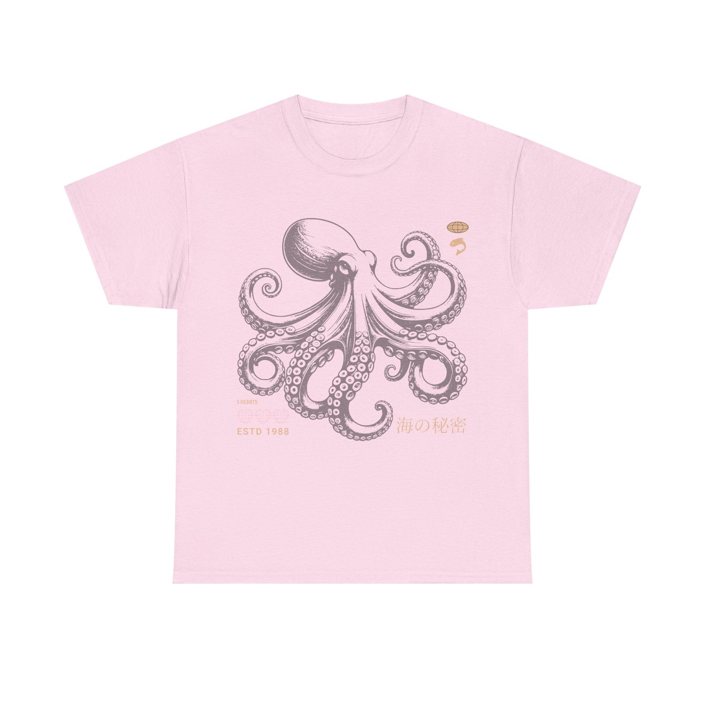 Japanese Octopus T-Shirt – Traditional Ukiyo-e Kraken Style Graphic Tee