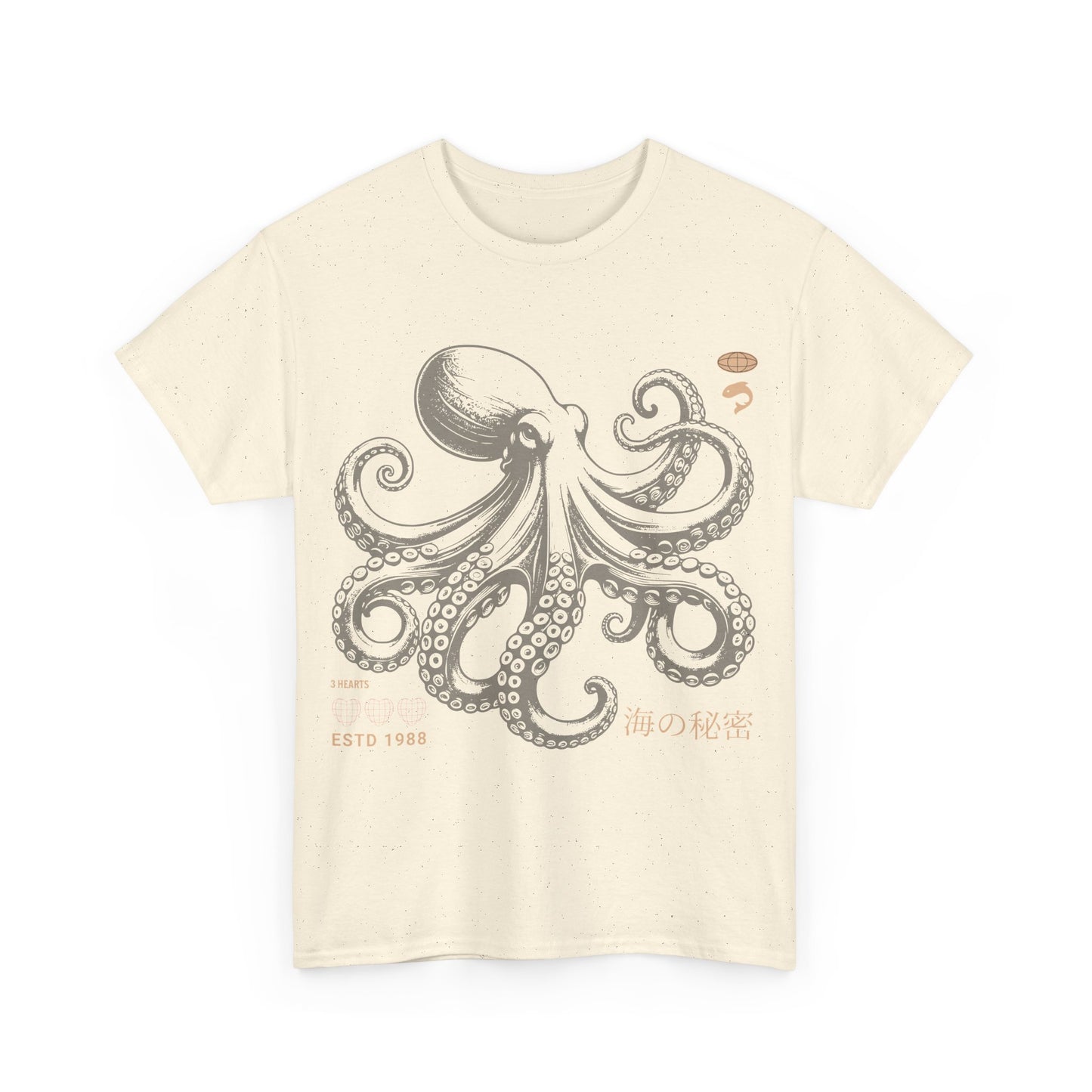 Japanese Octopus T-Shirt – Traditional Ukiyo-e Kraken Style Graphic Tee