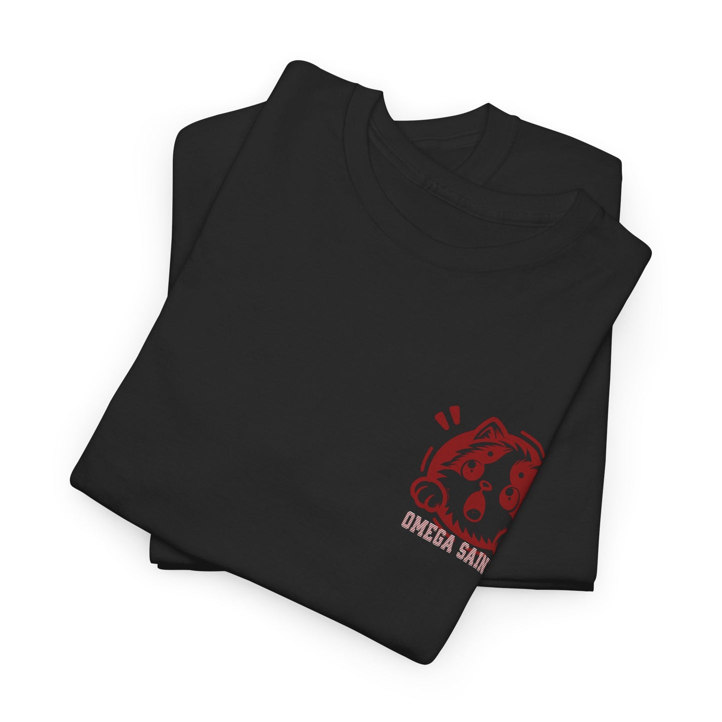 Omega Saints Cute Cat Graphic Tee – Aesthetic Streetwear T-Shirt for Men & Women