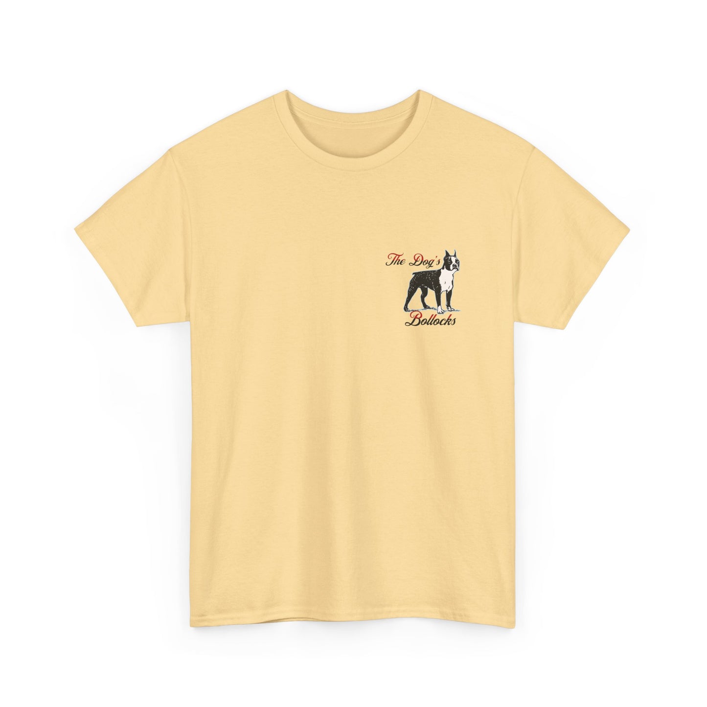 The Dog’s Bollocks T-Shirt – Funny UK Dog Lover Tee | Aesthetic Minimal Graphic T-Shirt