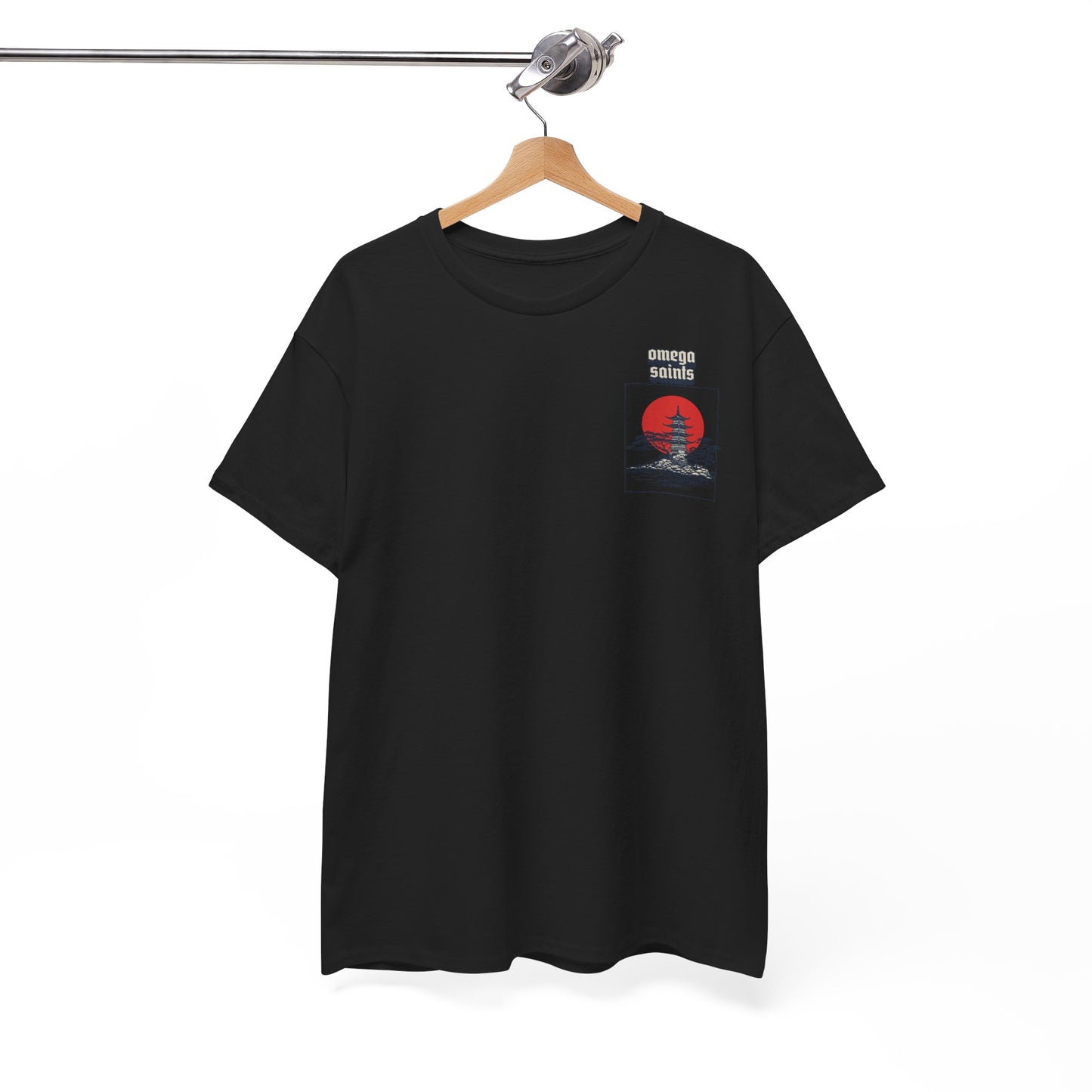 Omega Saints Temple Tee – Japan-Inspired Streetwear with Sacred Style