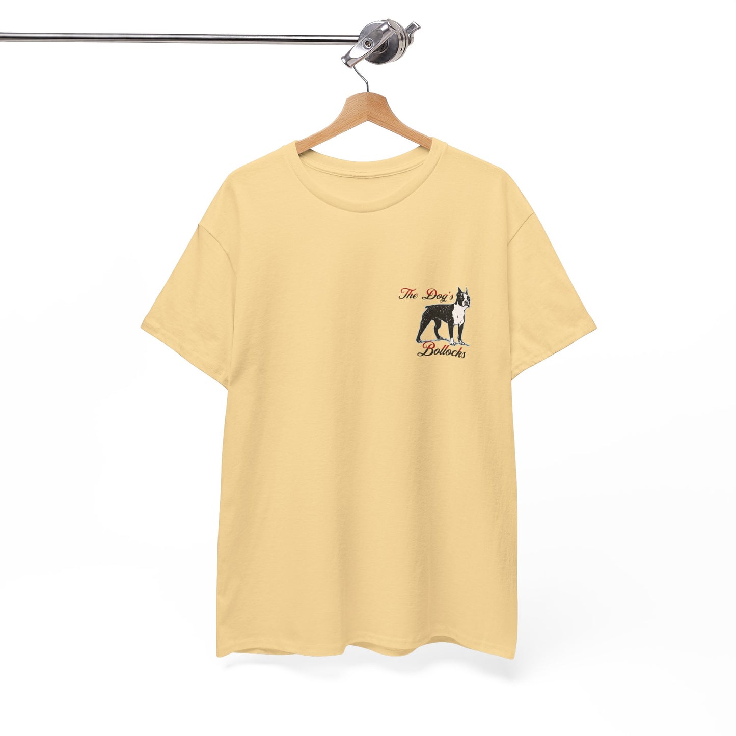 The Dog’s Bollocks T-Shirt – Funny UK Dog Lover Tee | Aesthetic Minimal Graphic T-Shirt