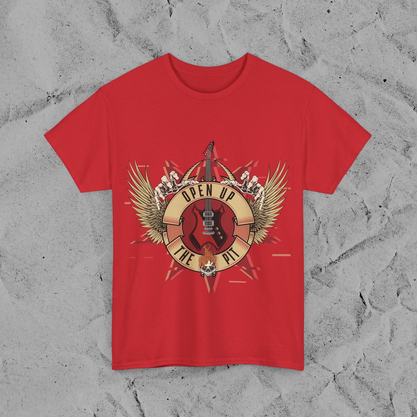 Open Up The Pit T-Shirt – Festival Graphic Tee | GNR Style Rock Shirt | Altcore Music Merch for Men & Women