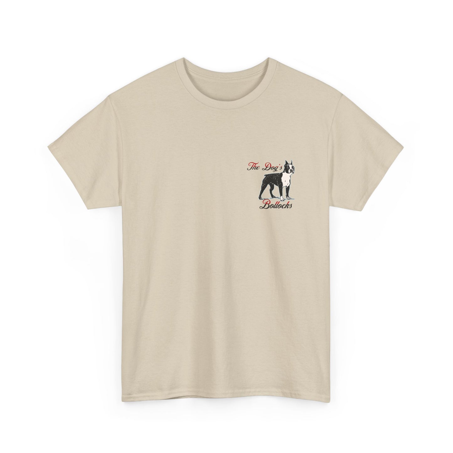 The Dog’s Bollocks T-Shirt – Funny UK Dog Lover Tee | Aesthetic Minimal Graphic T-Shirt