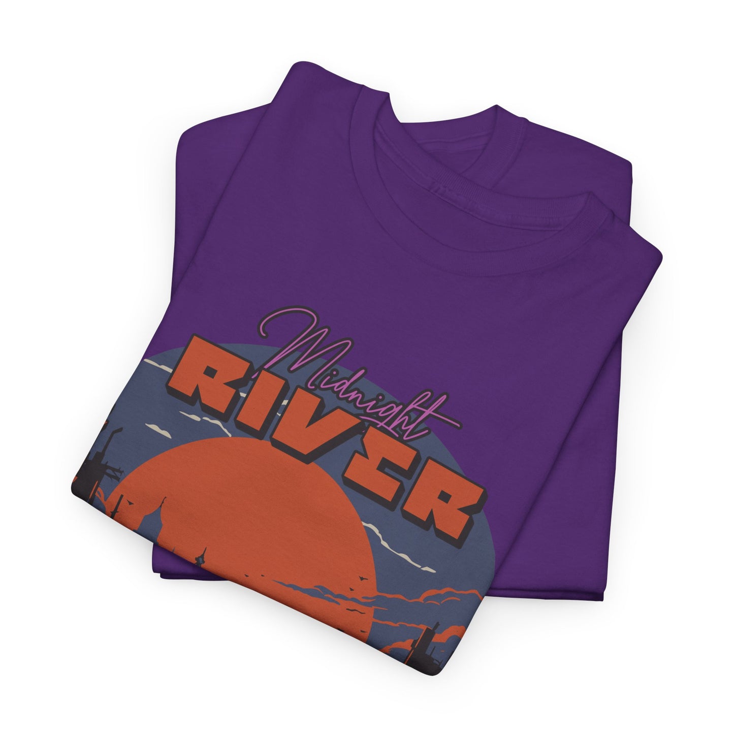 Midnight River - Japan Style Tee | Graphic Printed T-Shirt