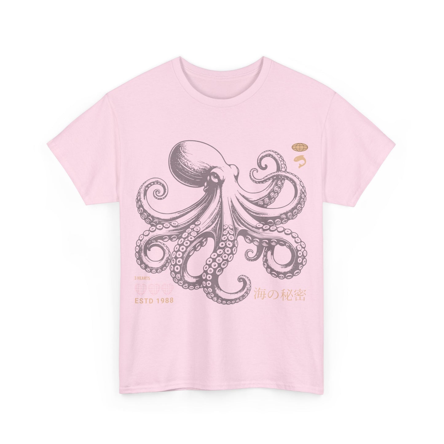 Japanese Octopus T-Shirt – Traditional Ukiyo-e Kraken Style Graphic Tee