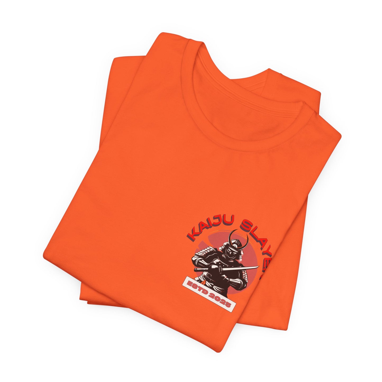 Kaiju Slayer Samurai Graphic T-Shirt – Japanese Monster Hunter Streetwear